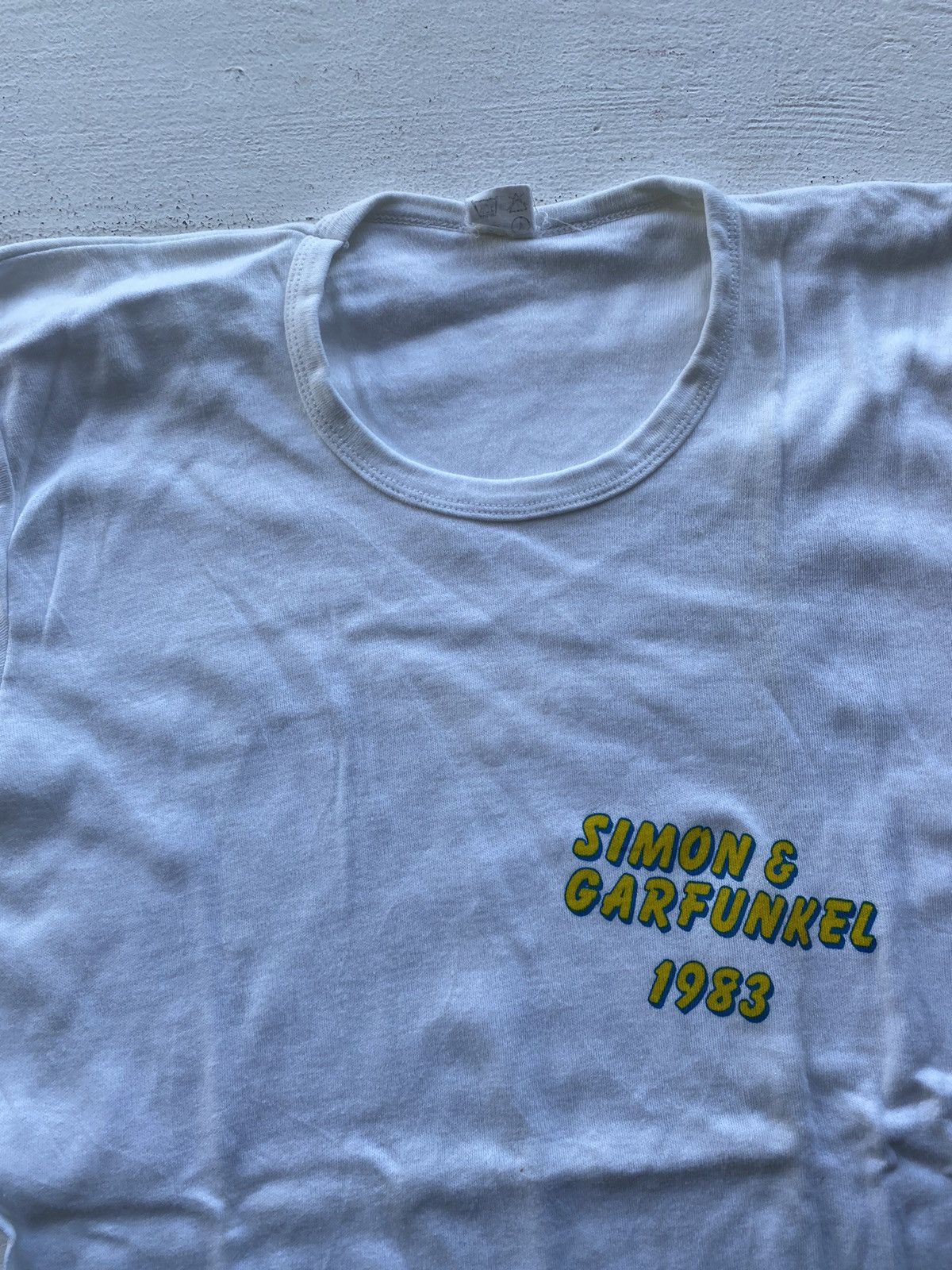 Band Tees × Vintage 1983 Simon Garfunkel Live Basel Nice Tour Shirt mens medium Size US S / EU 44-46 / 1 - 4 Thumbnail
