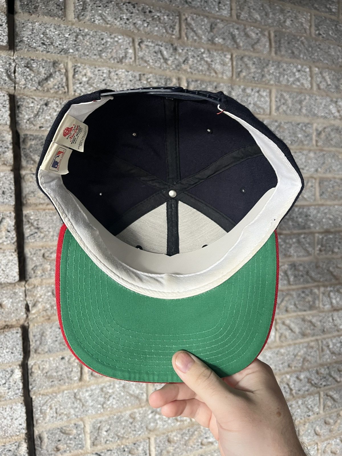 Sports Specialties × Vintage Vintage 90’s MLB Wool California Angels New Era SnapBack Size ONE SIZE - 2 Thumbnail