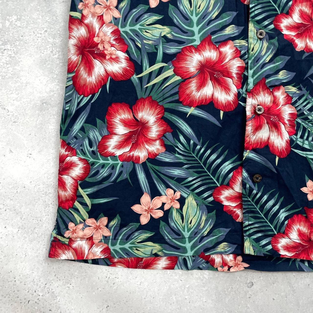 Penfield Penfield Hawaiian Short Sleeve Shirt Green/ Red Size M Size US M / EU 48-50 / 2 - 9 Thumbnail