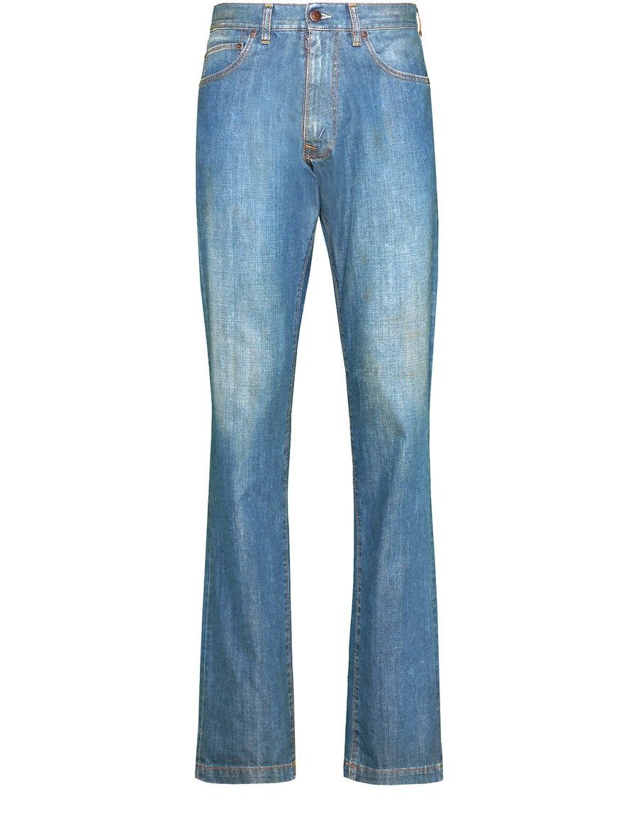 Maison Margiela oc11z0925 Wash Turn-up Jeans in Blue Size US 30 / EU 46 - 1 Thumbnail