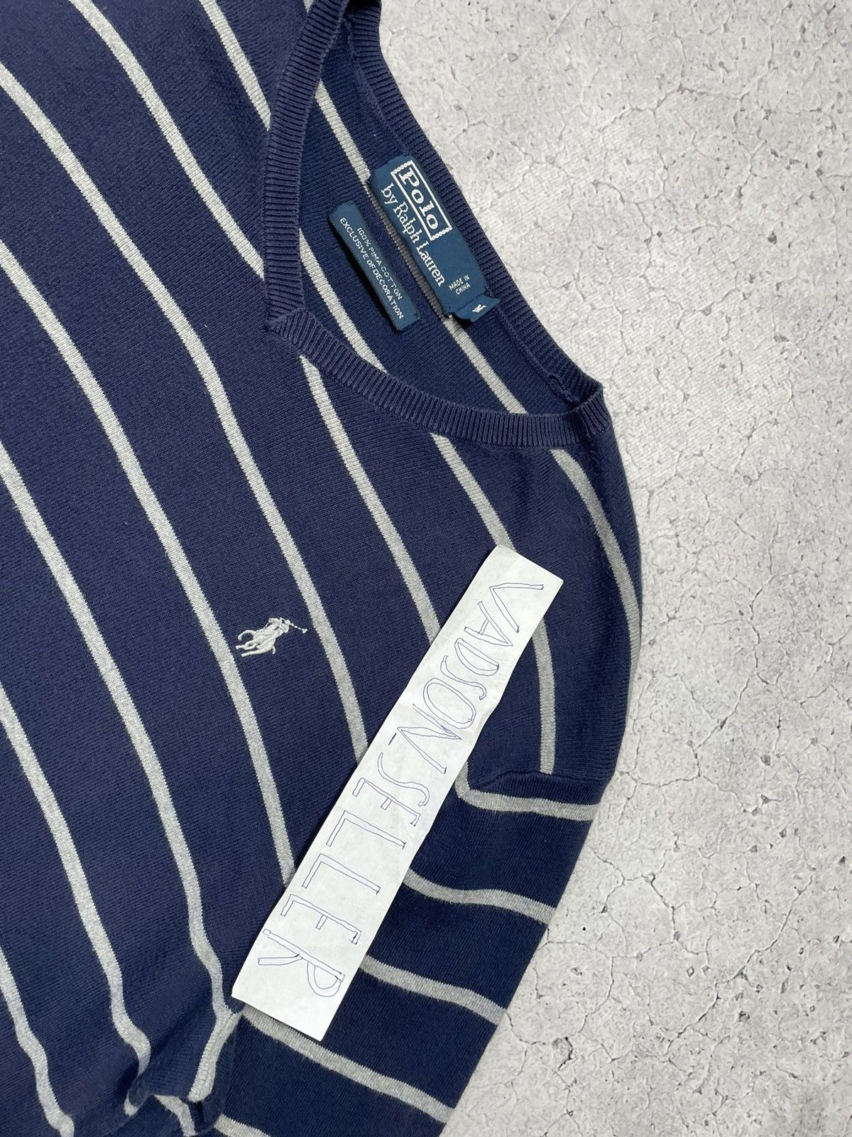Polo Ralph Lauren × Vintage Polo Ralph Lauren Vintage Striped Sweater Size US S / EU 44-46 / 1 - 8 Thumbnail