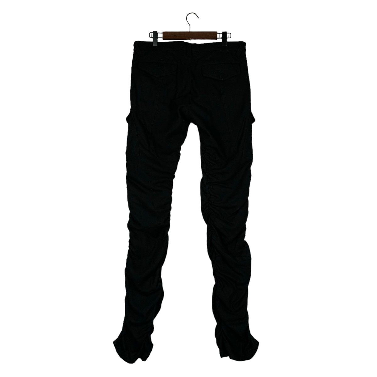 Tornado Mart Archive Tornado Mart Ruched Stacked Cargo Pants Size US 33 - 2 Thumbnail