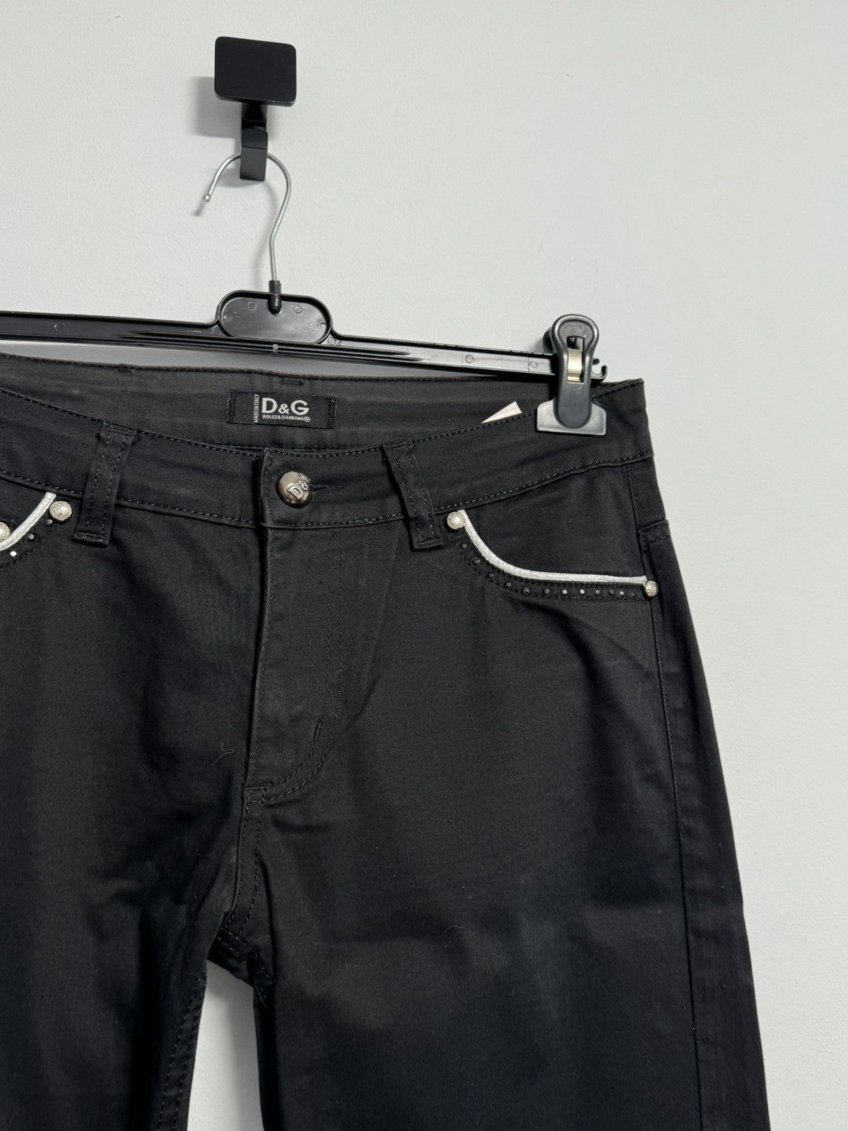 Dolce & Gabbana Dolce&Gabbana Women’s Jeans Pants Luxury Black Size 31" - 12 Thumbnail
