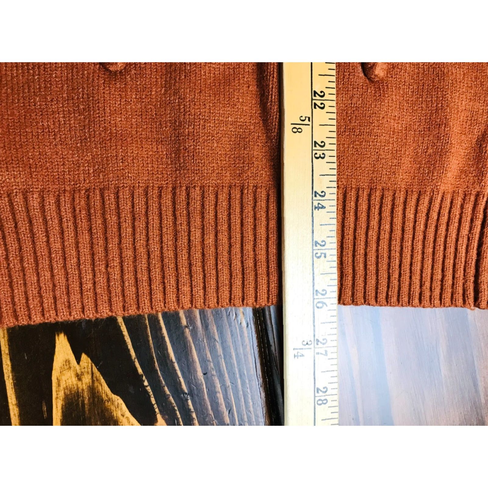 Vintage Aaron & Amber Sweater Women's Size Medium Brown Yarn Balls Pullover Size M / US 6-8 / IT 42-44 - 4 Thumbnail