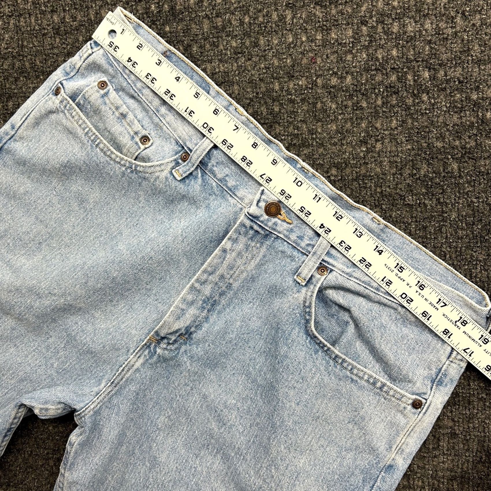 Wrangler VINTAGE Wrangler Denim Jean Shorts Jorts 40 Relaxed Baggy Skater Light Wash Men Size US 40 / EU 56 - 5 Thumbnail