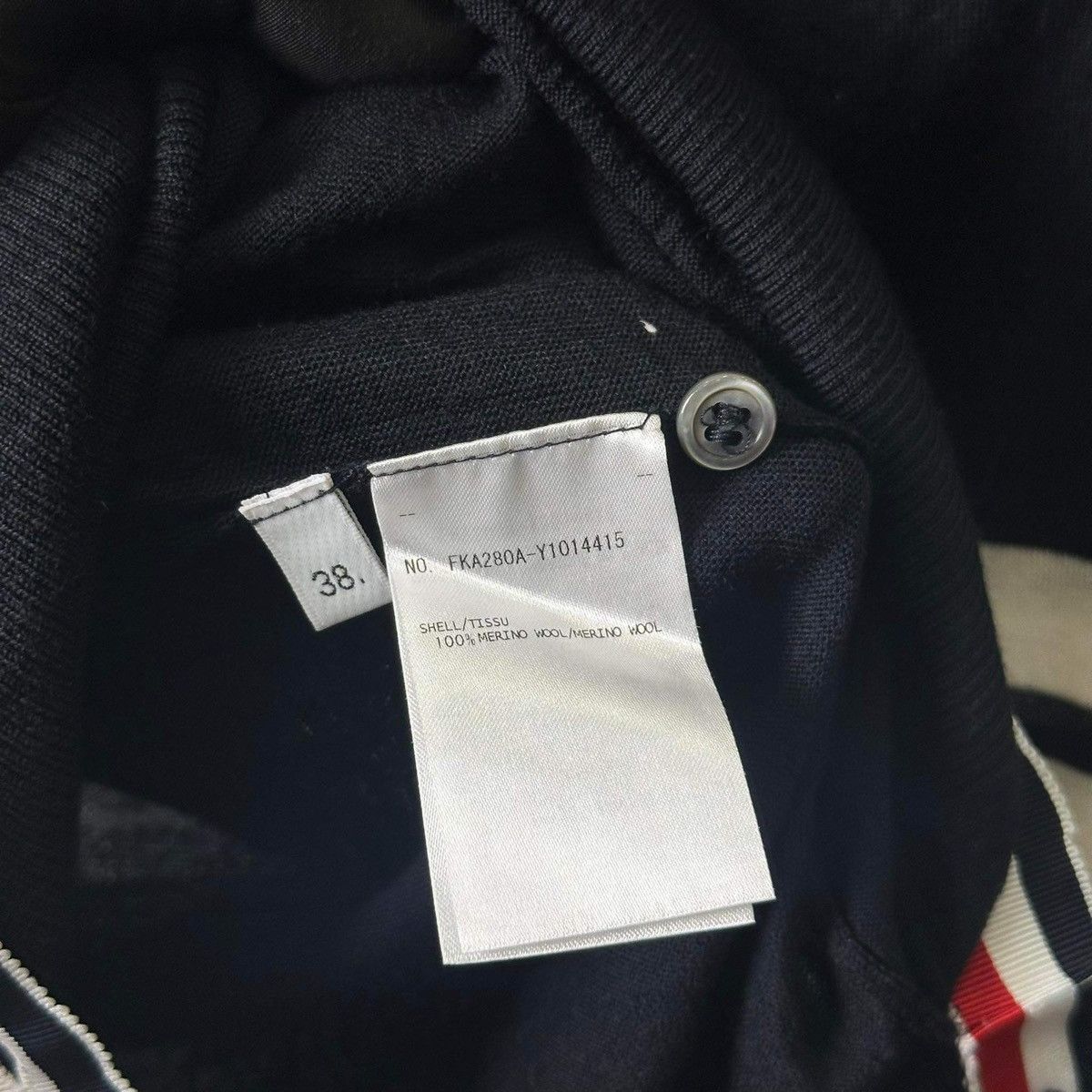 Thom Browne THOM BROWNE 4BAR NAVY WOOL KNITED Size XS / US 0-2 / IT 36-38 - 5 Thumbnail