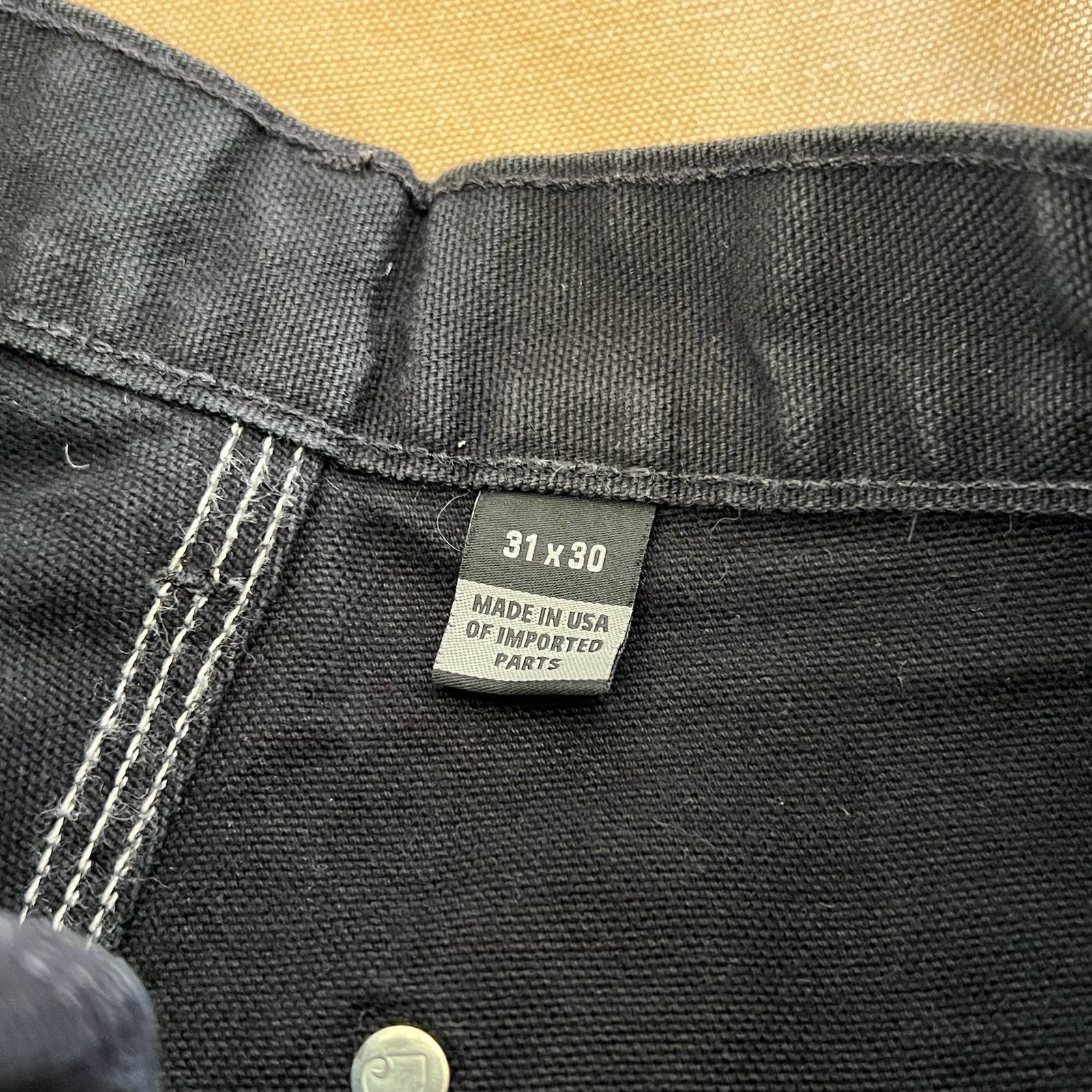 Carhartt × Vintage Carhartt black double knee work wear carpenter pants Size US 31 - 5 Thumbnail