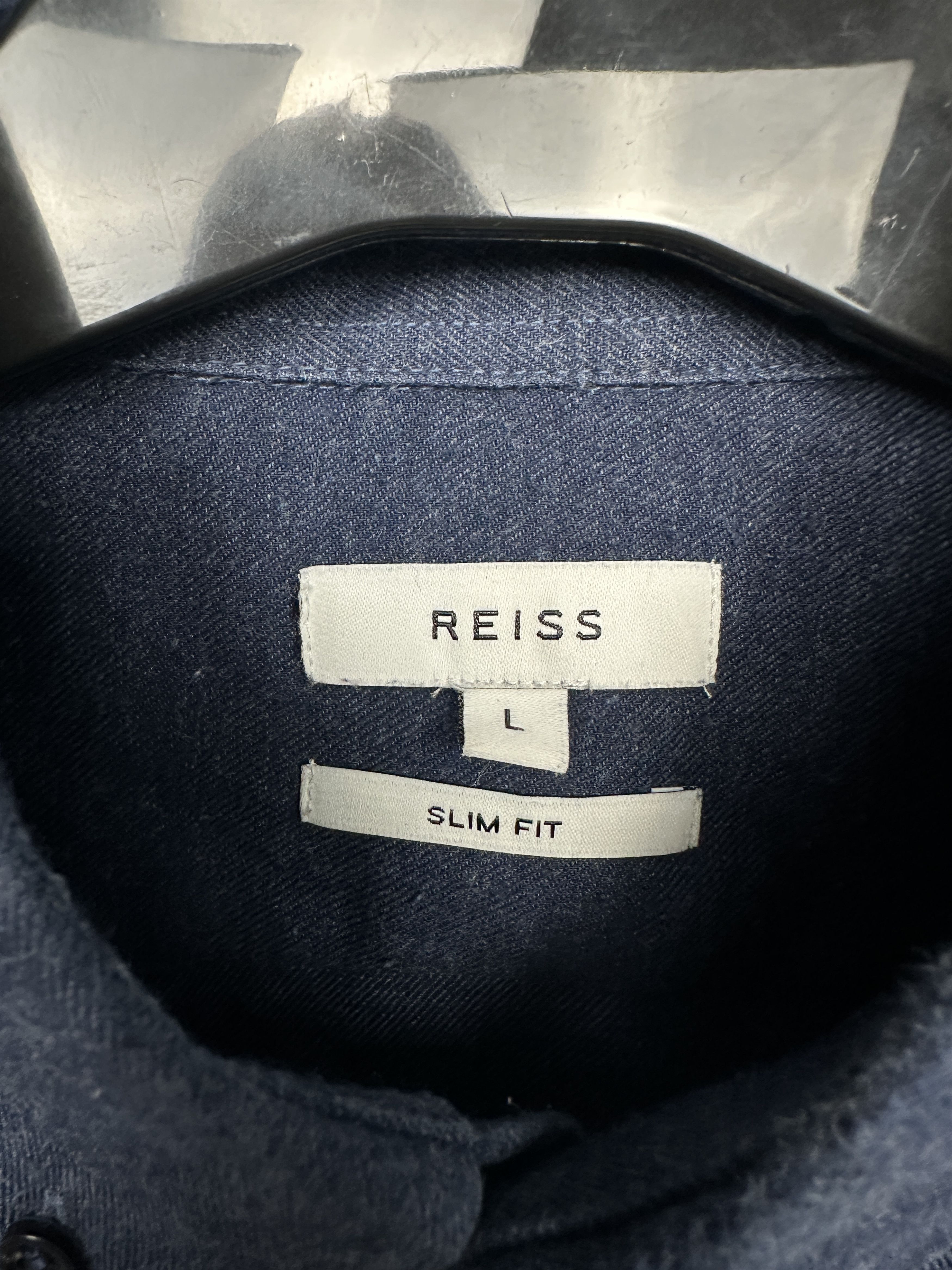 Reiss Reiss Mens Long Sleeve Shirt Slim Fit Size US L / EU 52-54 / 3 - 3 Thumbnail