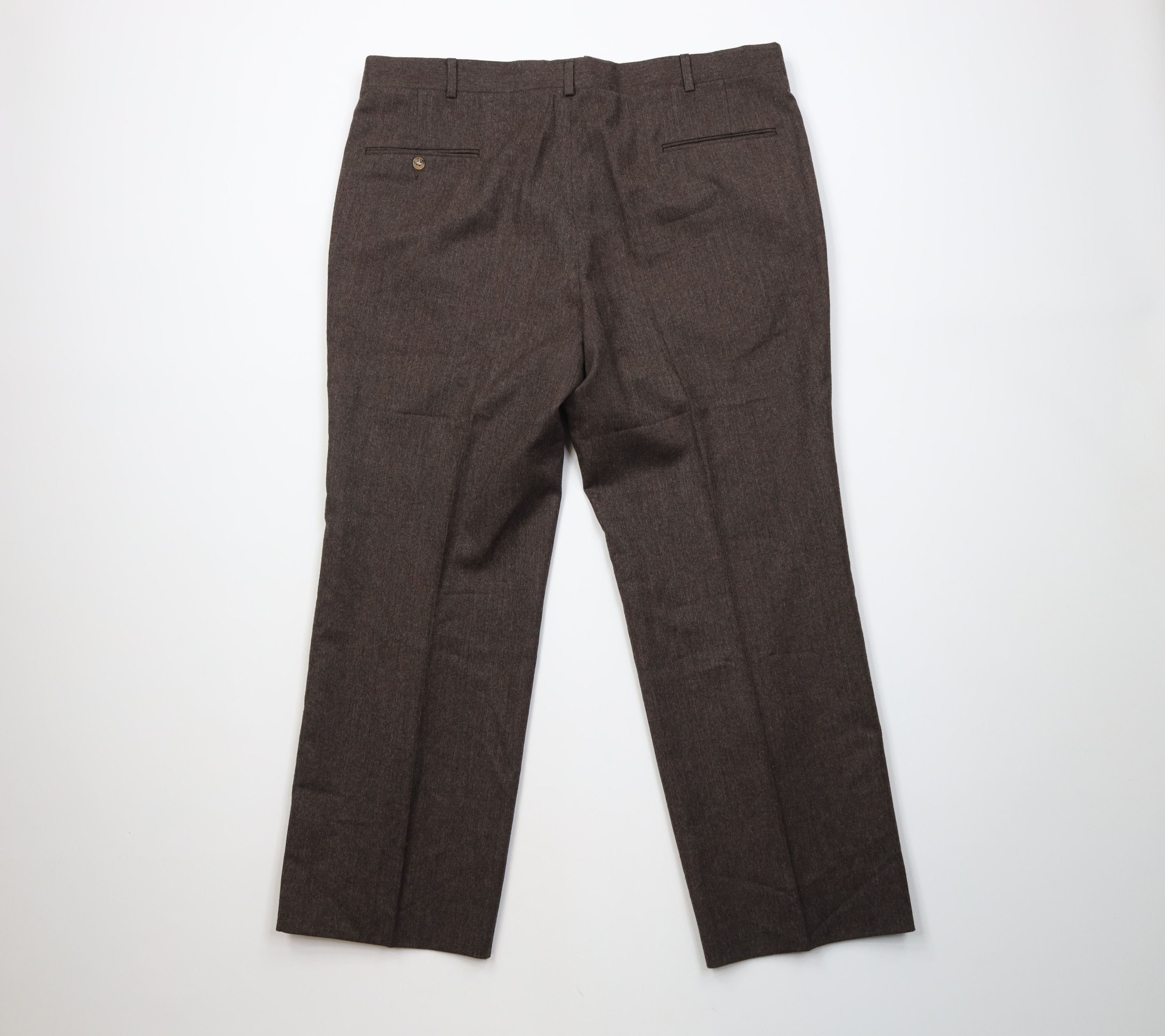 Vintage Vintage 70s Streetwear Flannel Knit Wide Leg Chino Pants USA Size US 38 / EU 54 - 9 Thumbnail