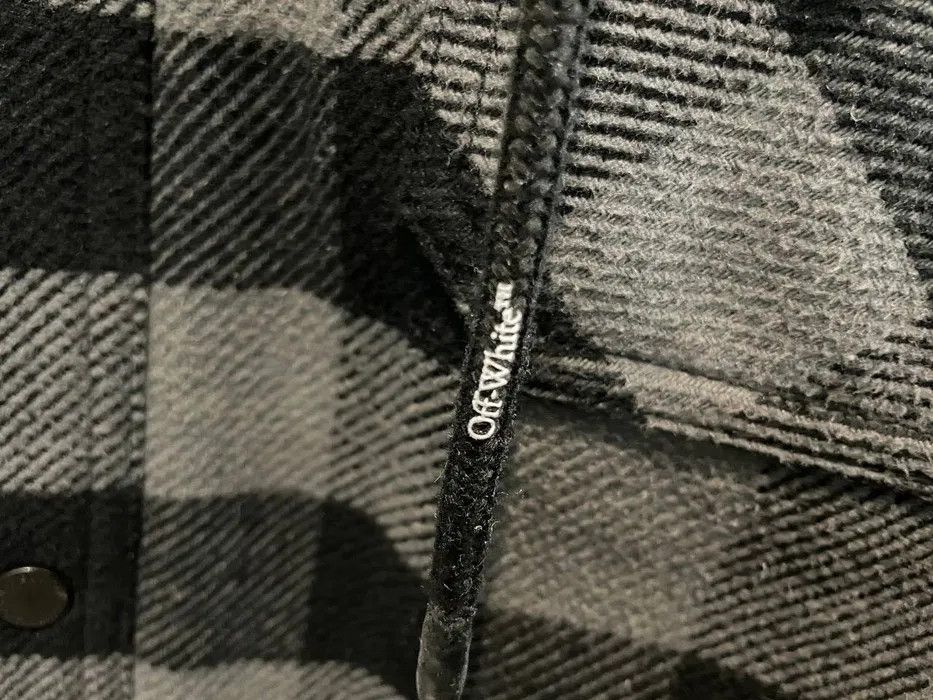 Off-White Off-White Jacket-Shirt Flannel Hooded RARE Size US S / EU 44-46 / 1 - 5 Thumbnail