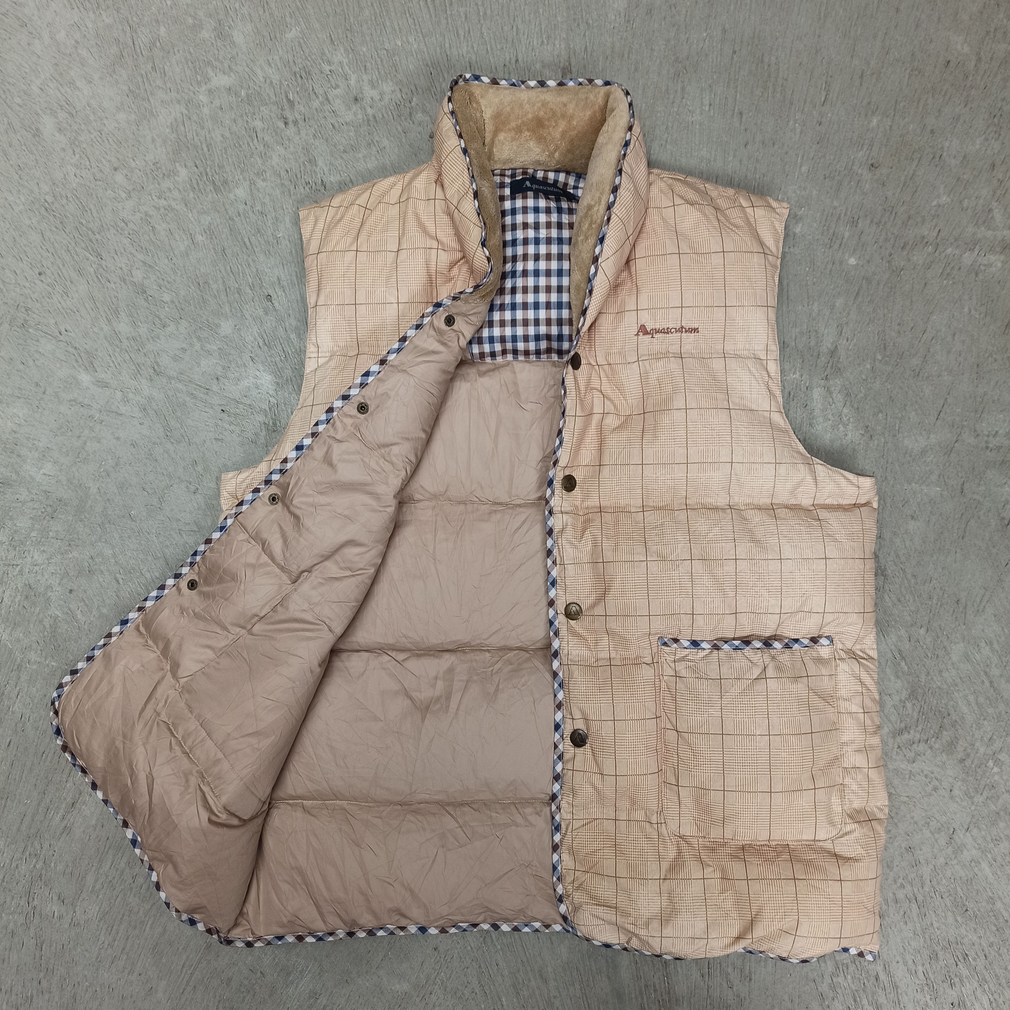 Aquascutum × Vintage Vest Casual Aquascutum Size US L / EU 52-54 / 3 - 4 Thumbnail