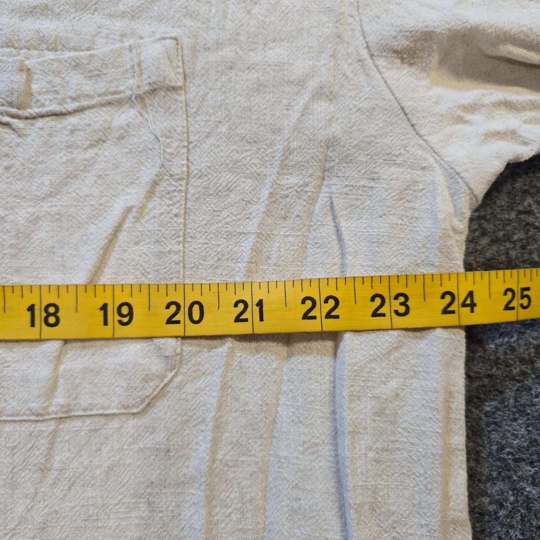 Weekday Weekday Shirt Dress Women M Beige Linen Button Up Casual Capsule Short Sleeve? Size M / US 6-8 / IT 42-44 - 6 Thumbnail