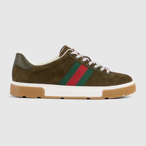 Gucci os11x0526 Ace Sneakers With Web in Multicolor Size US 10 / EU 43 - 1 Thumbnail