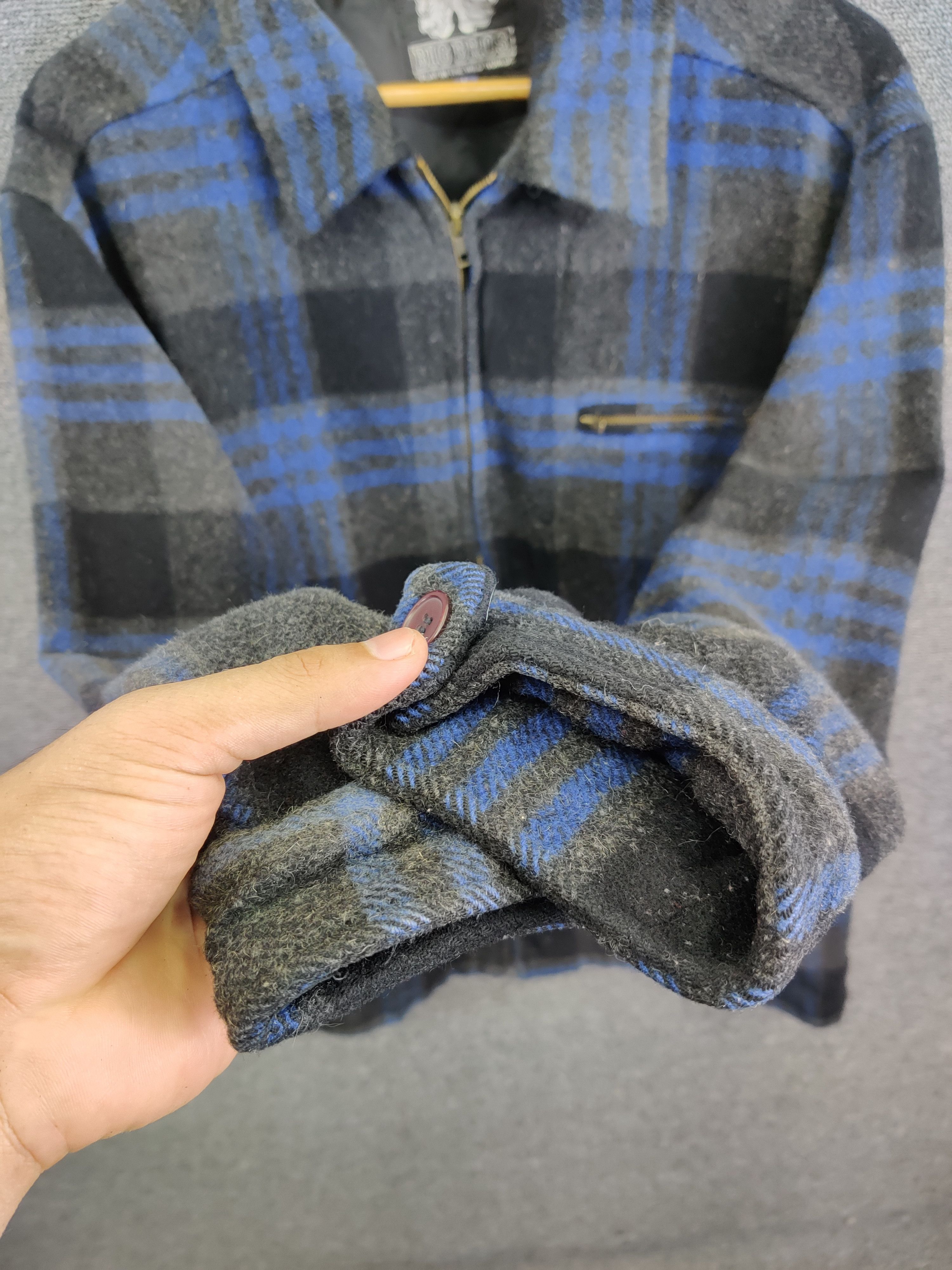 Japanese Brand Vintage Big Bros Wool Plaid Flannel Jacket Size US L / EU 52-54 / 3 - 12 Thumbnail