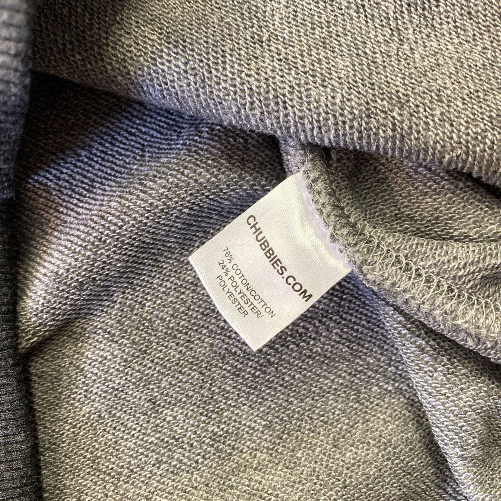 Chubbies Chubbies Hoodie Sweatshirt Gray Pullover Preppy Stretch Mens Medium Regular Crew Neck Long Sleeve Knit With Pockets Size US M / EU 48-50 / 2 - 5 Thumbnail