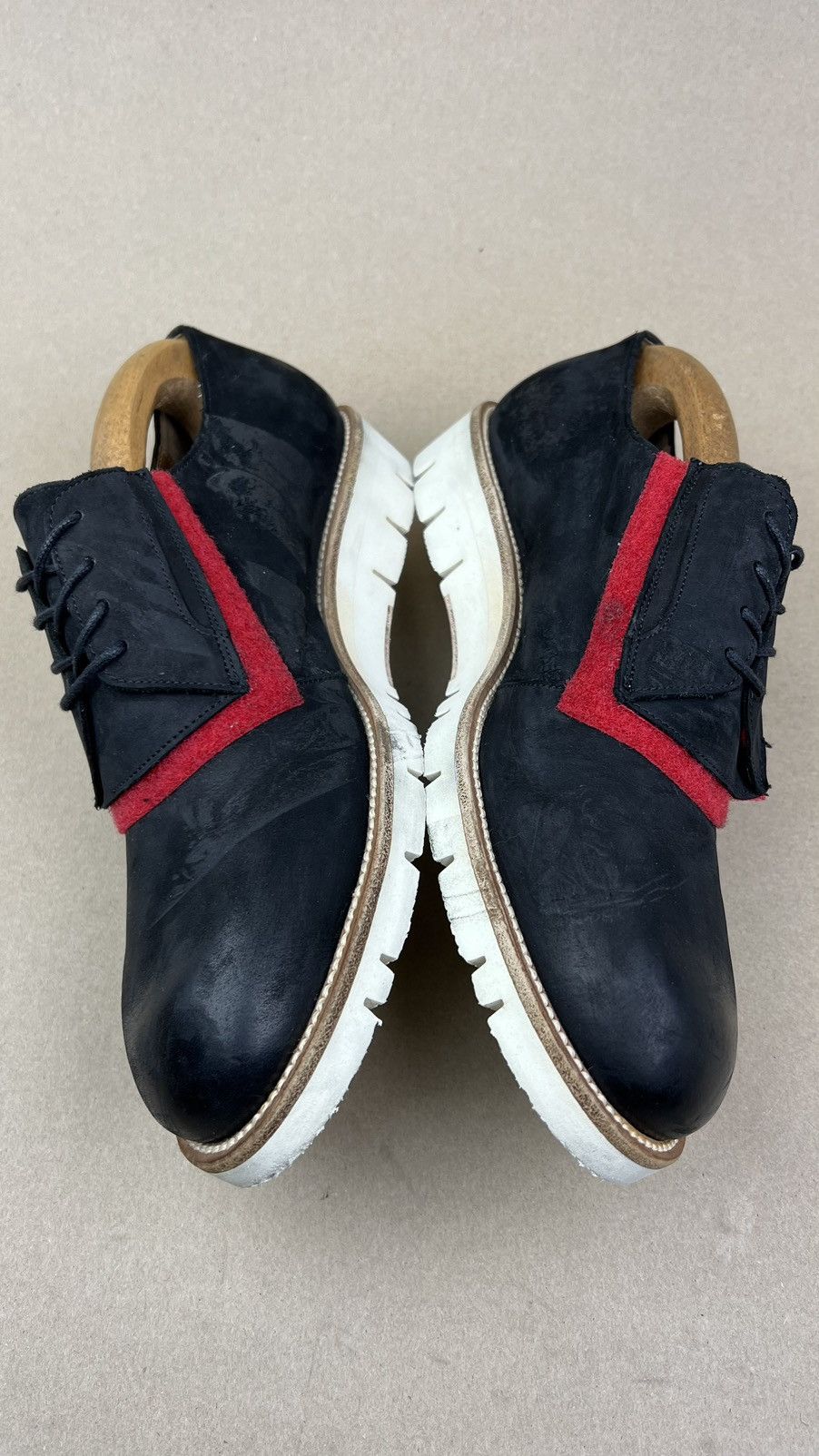 Maison Margiela MAISON MARGIELA Derby Matte Leather Shoes Velcro Fastening Size US 10 / EU 43 - 5 Thumbnail