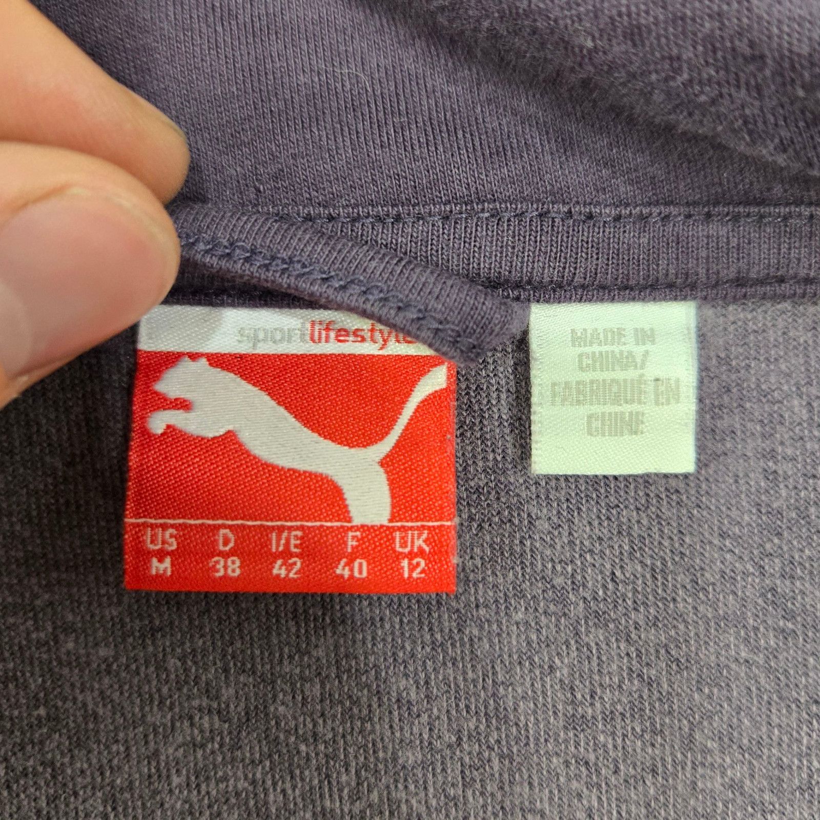 Puma Y2K Puma Purple Velour Track Jacket Size Medium Size M / US 6-8 / IT 42-44 - 7 Thumbnail