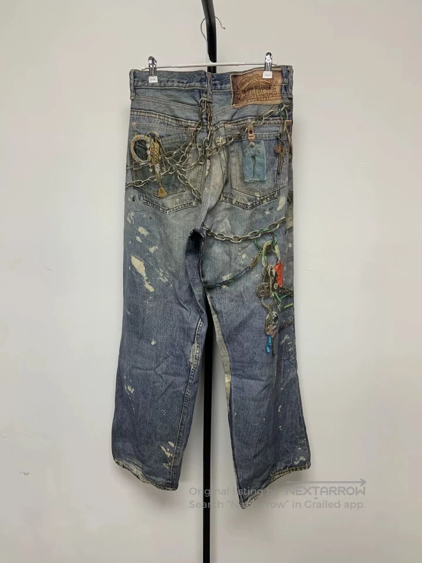 Acne Studios Acne Studios 3D Print Baggy Jeans. Size US 44 / EU 60 - 2 Thumbnail