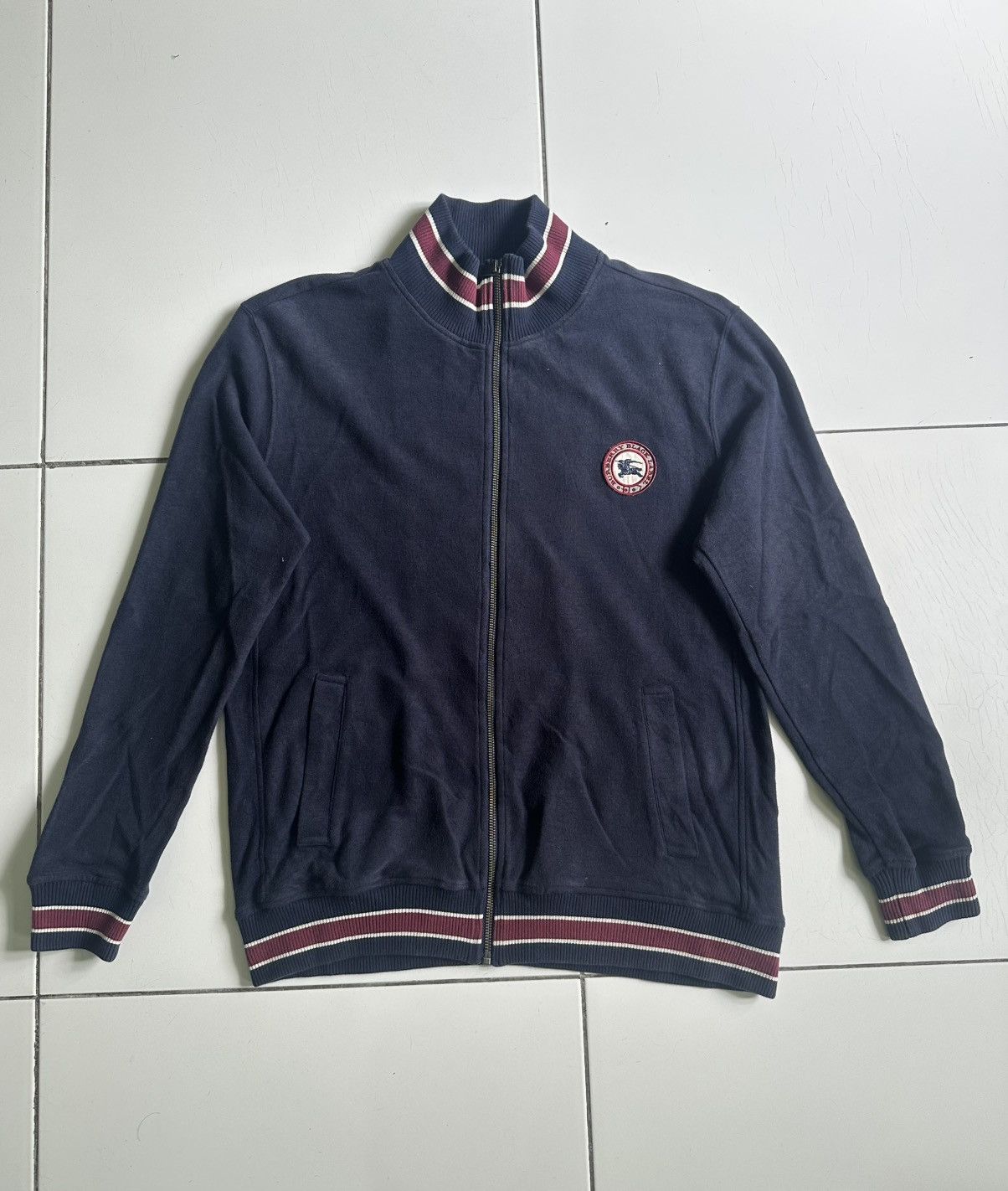 Burberry Vintage Burberry Black Label Zip up pullover Jacket Size US M / EU 48-50 / 2 - 1 Thumbnail