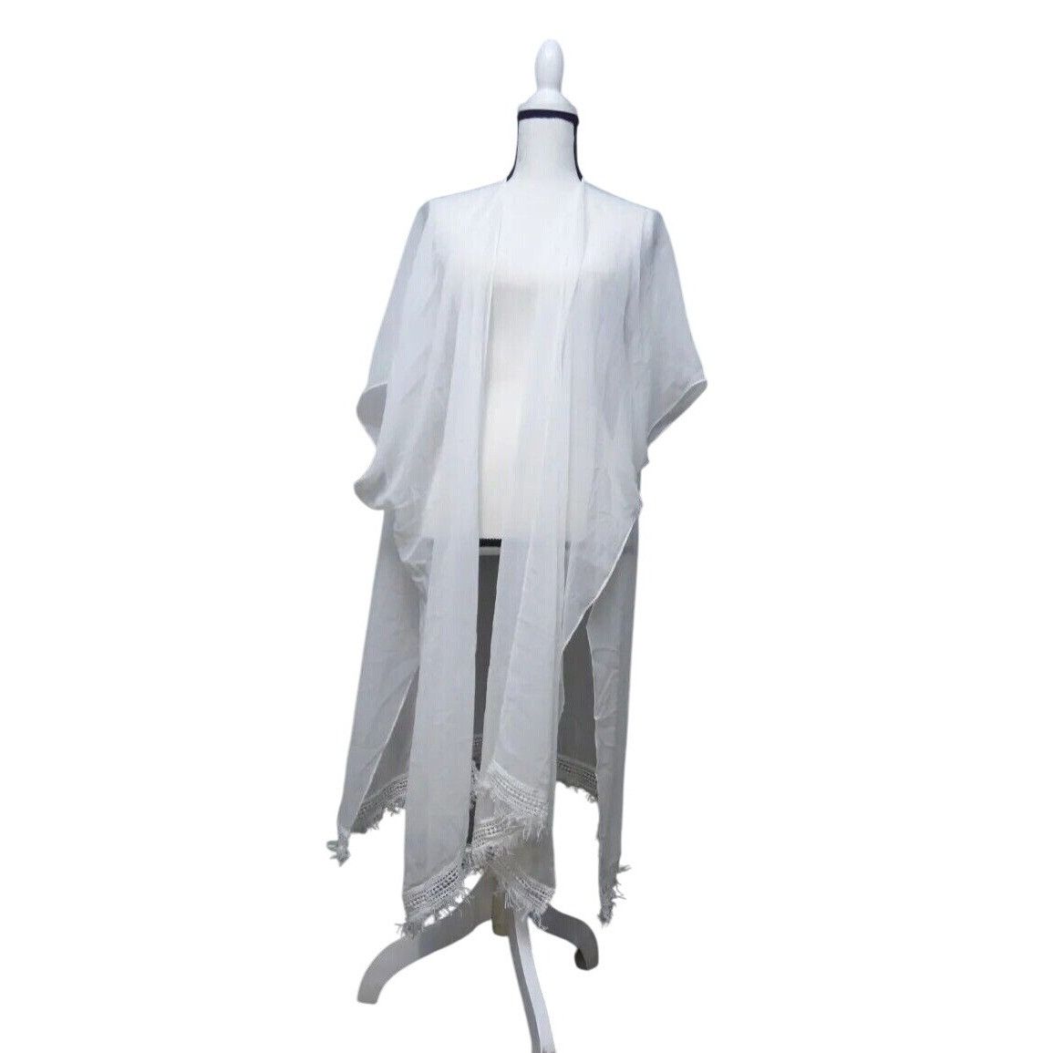 Other Inc International Concepts Easy Solid Fringe Topper, OS Size ONE SIZE - 3 Thumbnail