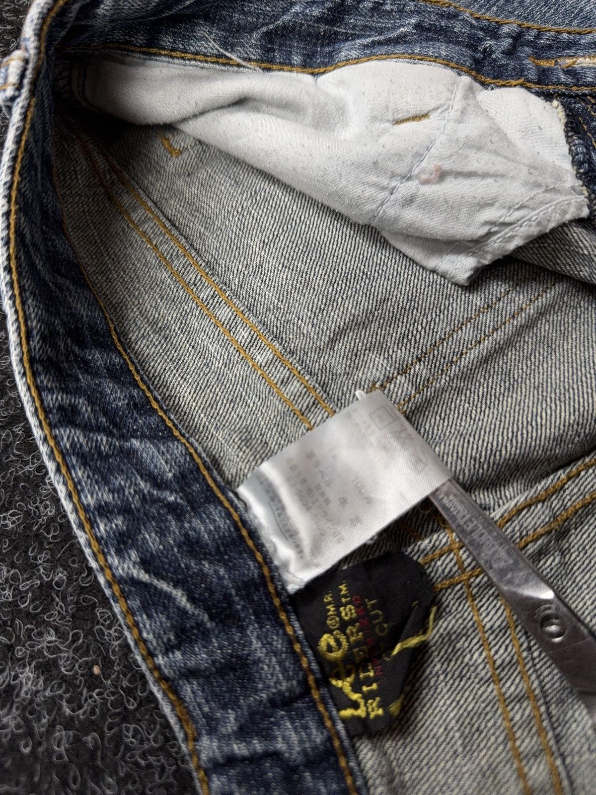 Lee Archive 90s Retro Lee Japan Y2K Flare Denim Jeans Low Rise Size 28" / US 6 / IT 42 - 10 Thumbnail