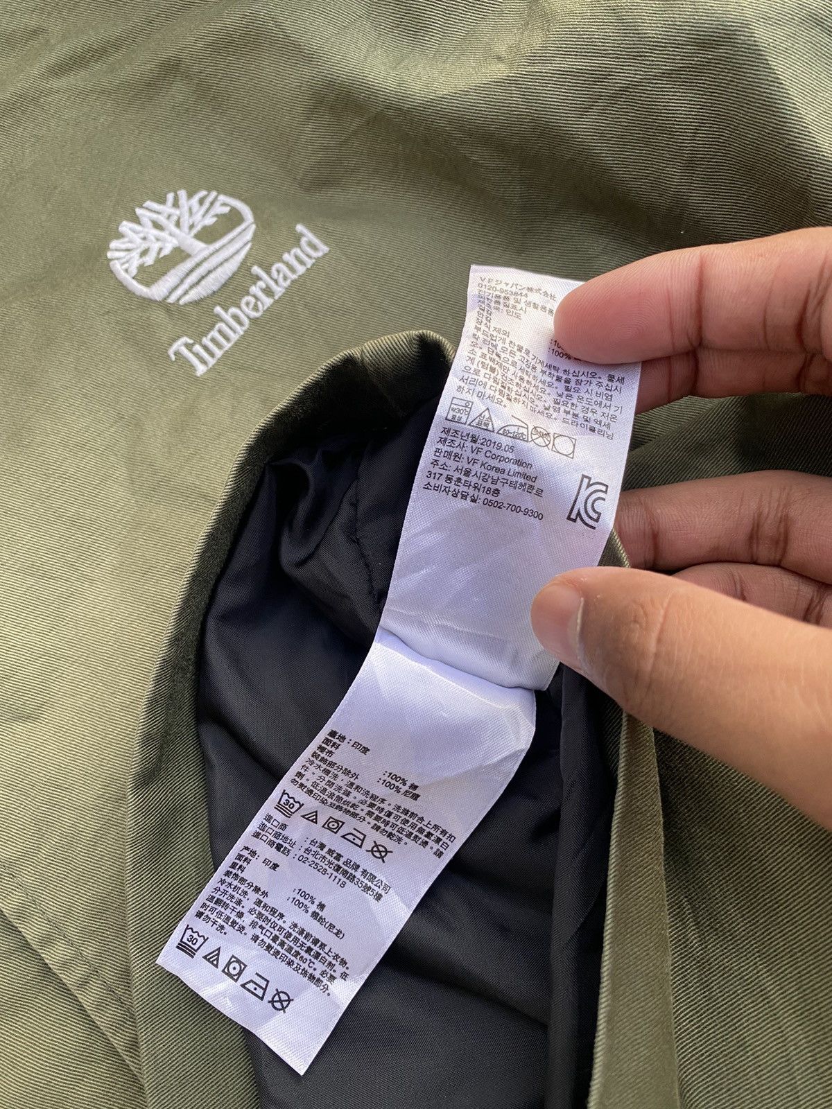 Timberland Vintage Sunfaded Timberland Streetwear Spellout Jacket Size US XL / EU 56 / 4 - 9 Thumbnail