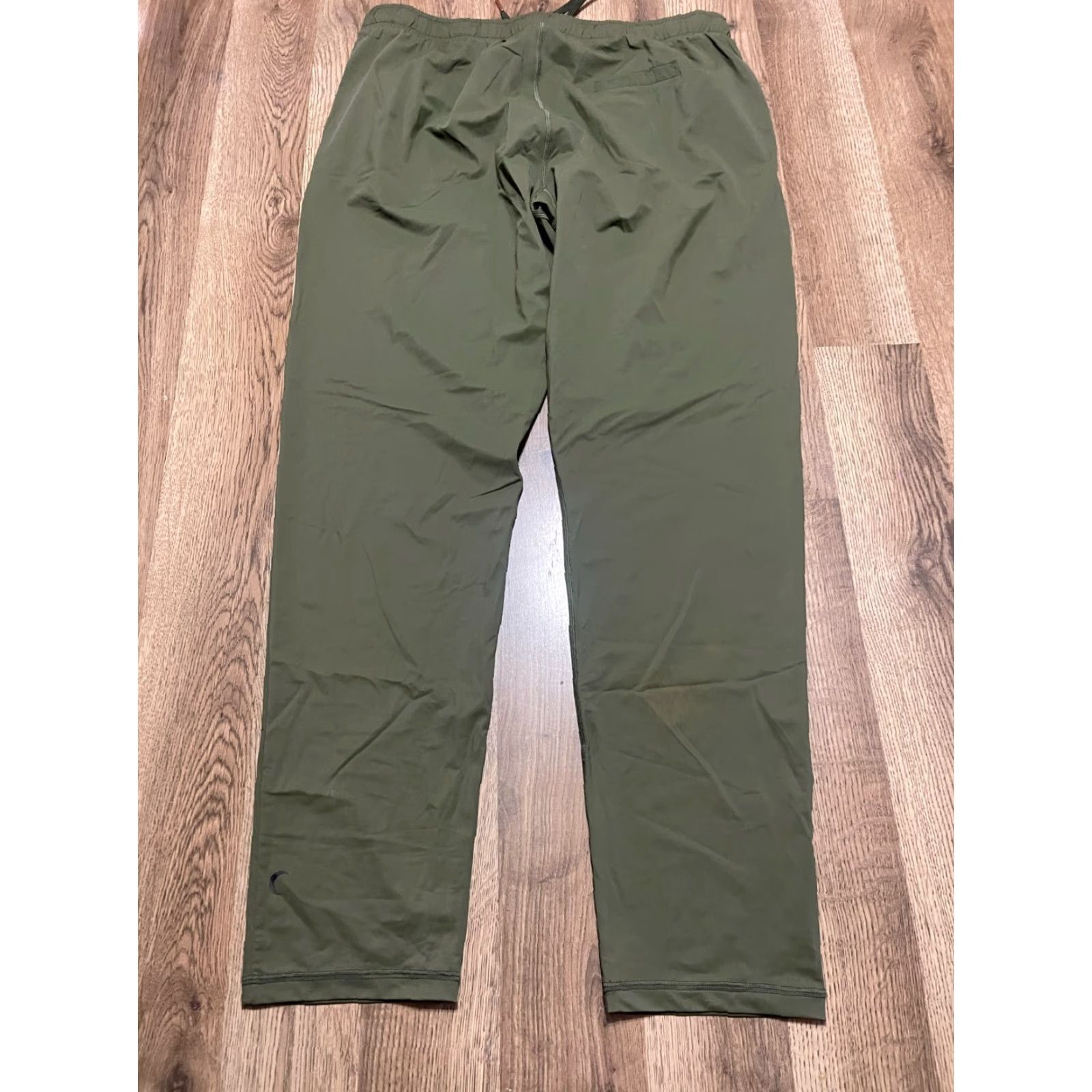 Vintage ZYIA Active Pants Women's XL Green Drawstring Jogger Pants Pull On Regular Inseam 29" Casual Modern Size 40" / US 18 - 7 Thumbnail