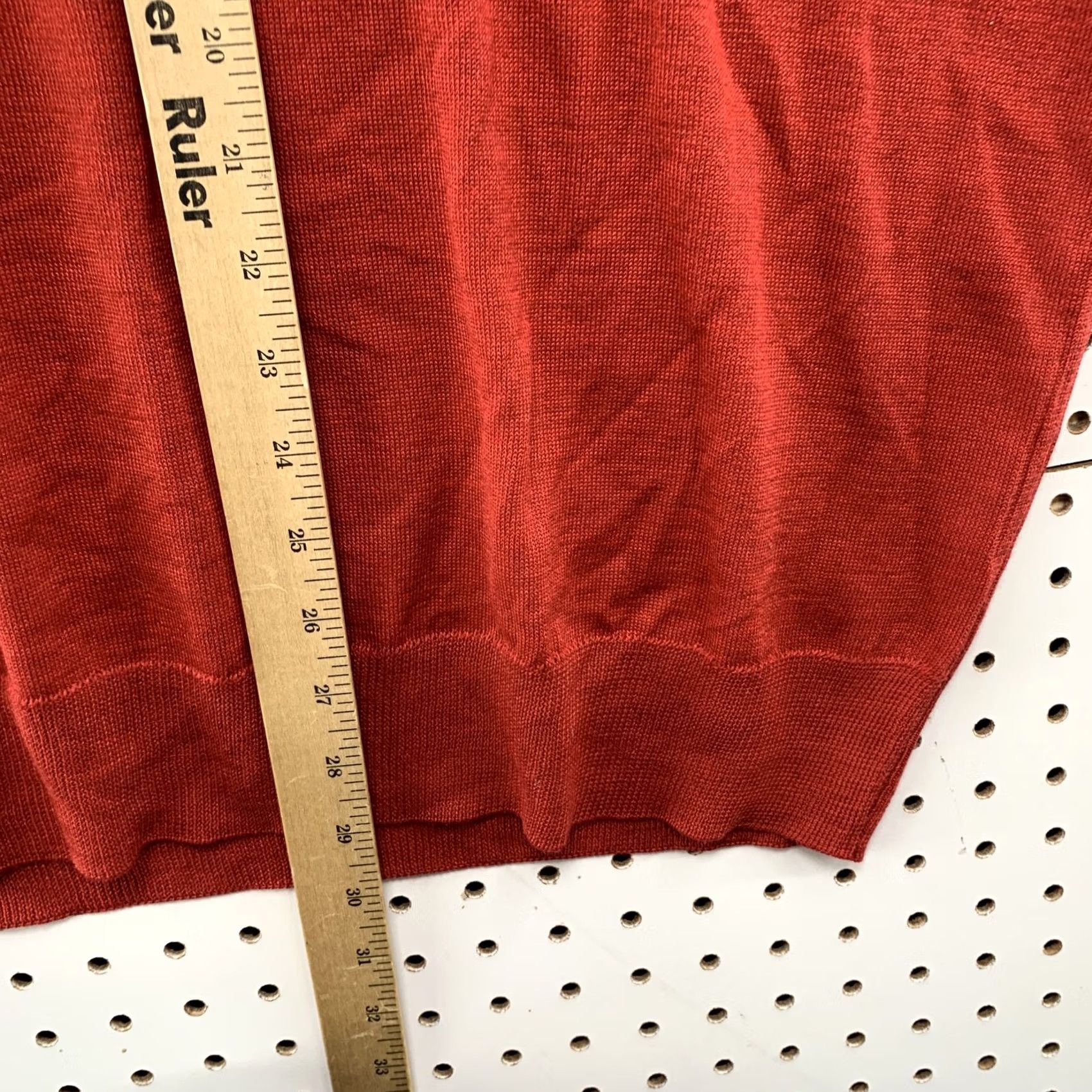 Lorenzo Uomo Renzo Uomo Merino Wool Sweater Mens 3XL Orange Pullover Long Sleeve NWT Vintage Size US XXL / EU 58 / 5 - 7 Thumbnail