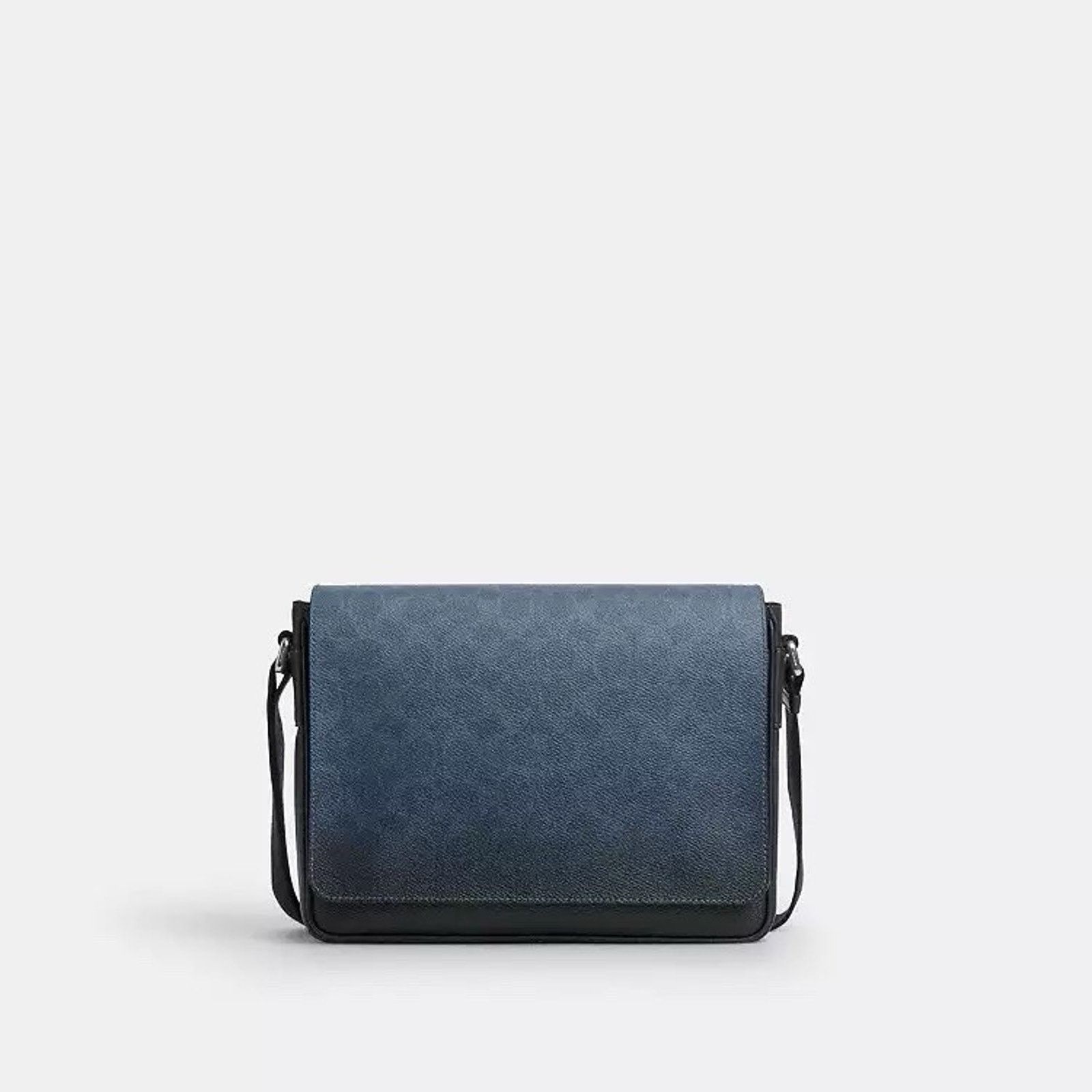 Coach NWT Coach MEN Jack Messenger Bag Signature Silver/Blue CDX89 Size ONE SIZE - 7 Thumbnail