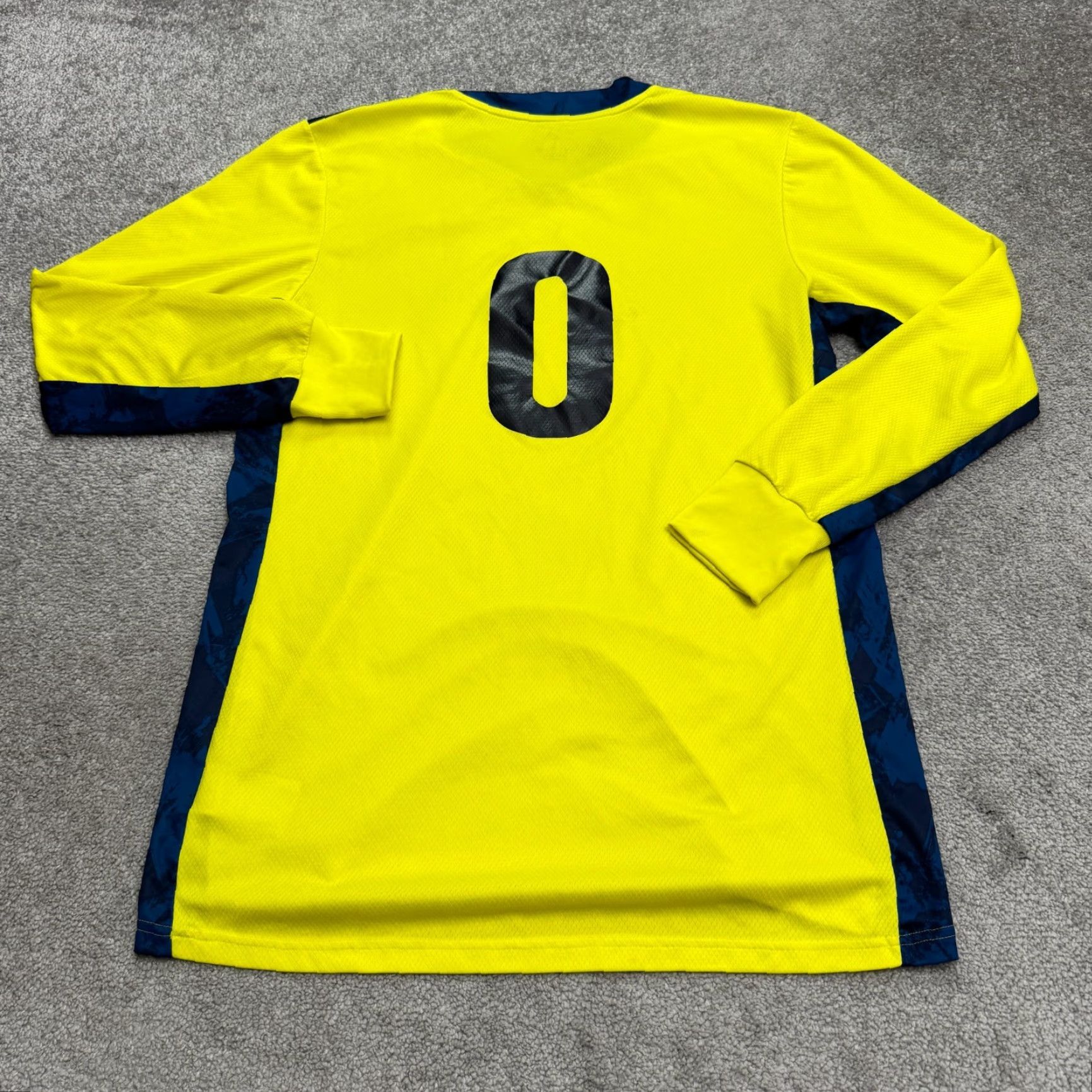 Adidas Adidas Aeroready Academia AFC #0 Goalie Soccer Jersey Mens Large Yellow Active Size US M / EU 48-50 / 2 - 2 Thumbnail