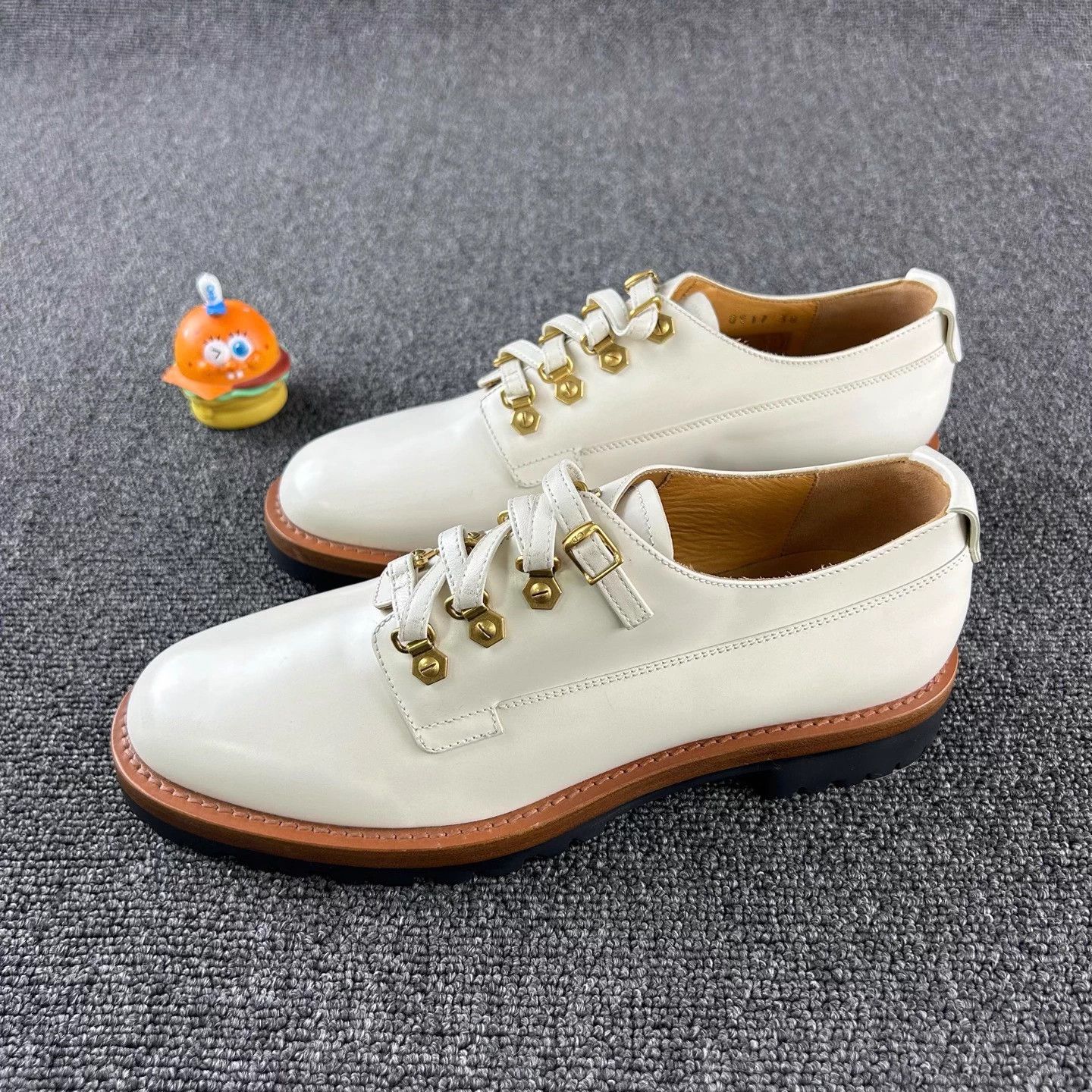 Dior Dior White Patent Leather Loafer Women's 38 Size US 7 / IT 37 - 1 Thumbnail