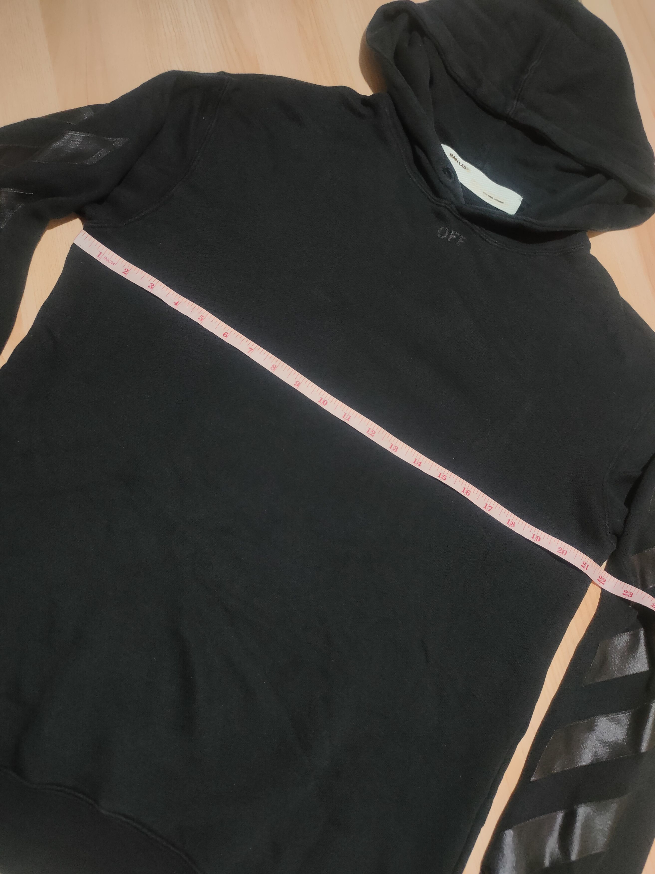 Off-White OFF-WHITE HOODIE ALL BLACK Size US M / EU 48-50 / 2 - 7 Thumbnail