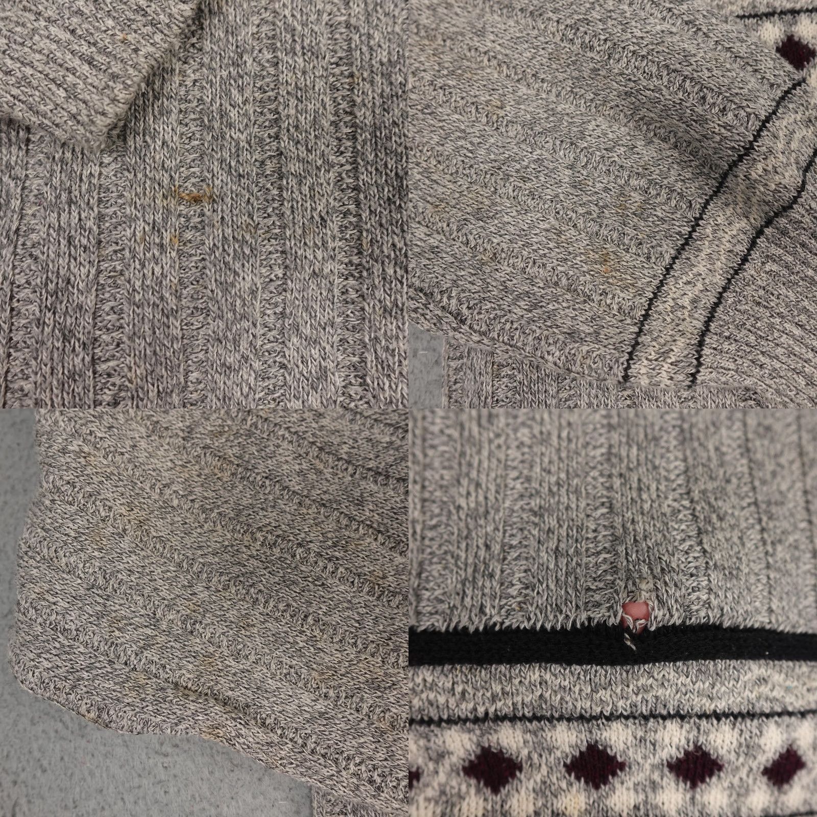 New Era VINTAGE New Era Sweater Mens L Gray Knit Crewneck USA 90s Size US L / EU 52-54 / 3 - 8 Thumbnail