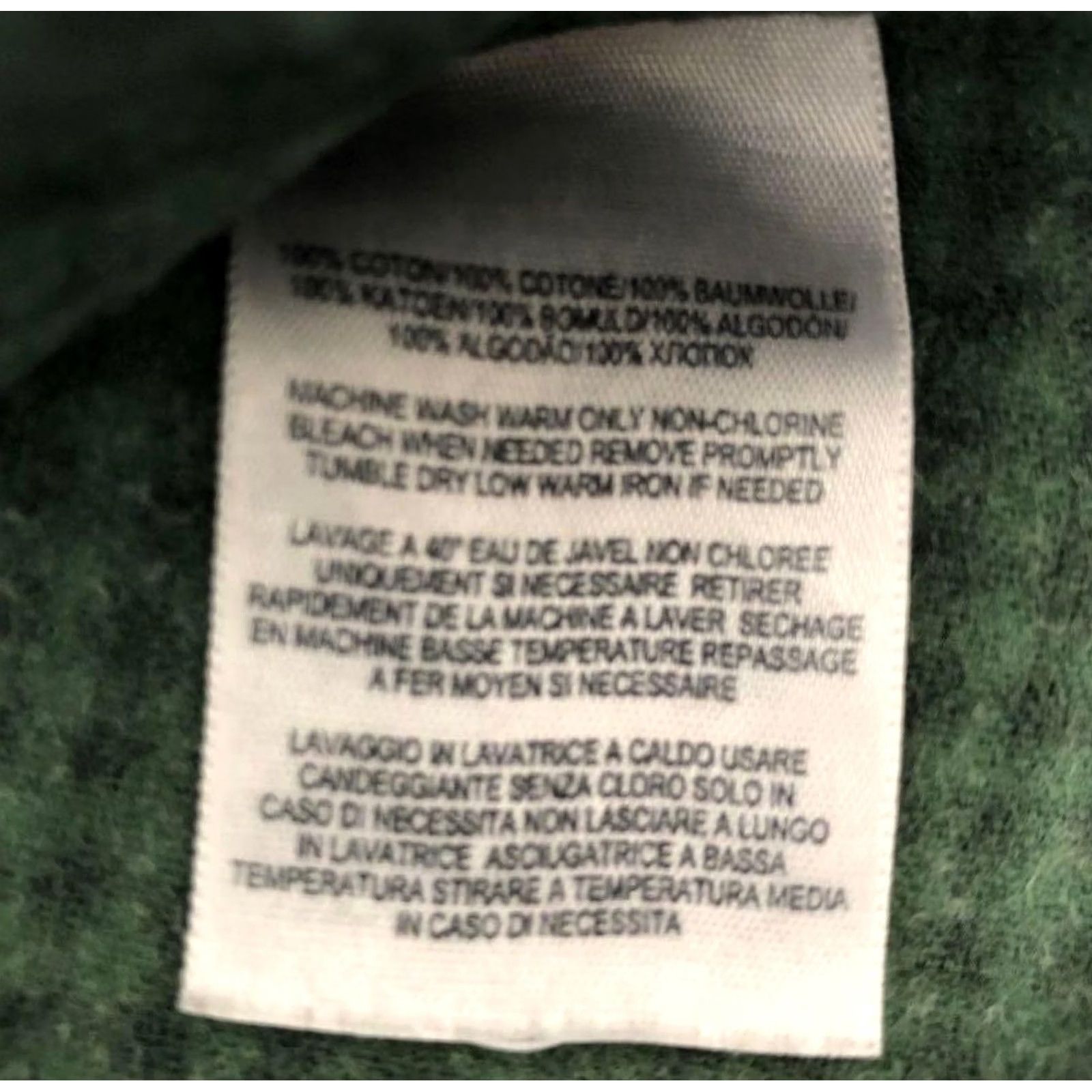 Ralph Lauren RRL Ralph Lauren Flannel Shirt Houndstooth Check Size M Black Green Men's Button-Up Long Sleeve Pre-owned Size US M / EU 48-50 / 2 - 5 Thumbnail