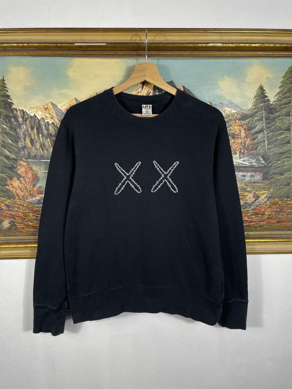 Japanese Brand × Kaws × Uniqlo Kaws x Uniqlo Sesame Street Hoodie Japanese Baggy Loose Size US S / EU 44-46 / 1 - 1 Thumbnail