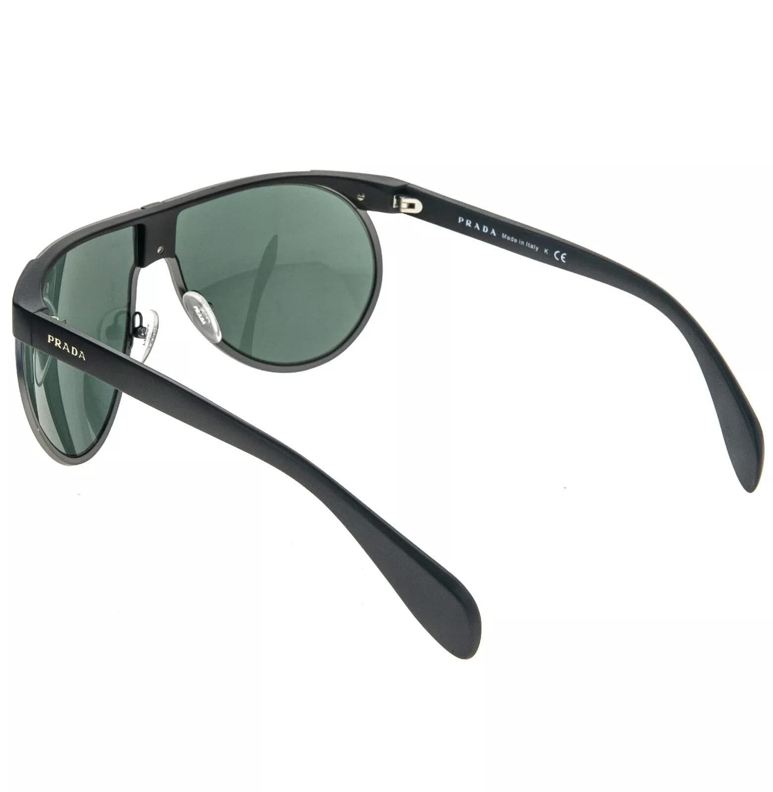 Prada PRADA PR23PS Matte Black Green Logo Sunglasses SPR 23P Size ONE SIZE - 8 Thumbnail