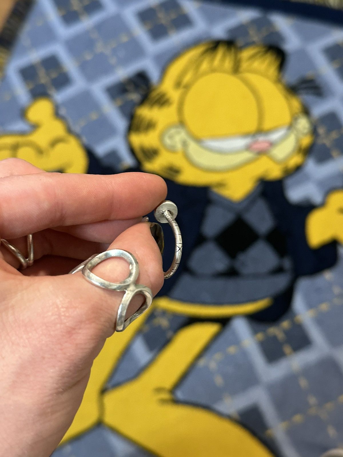 Sterling Silver Jotte.925 Nail Ring Size ONE SIZE - 5 Thumbnail