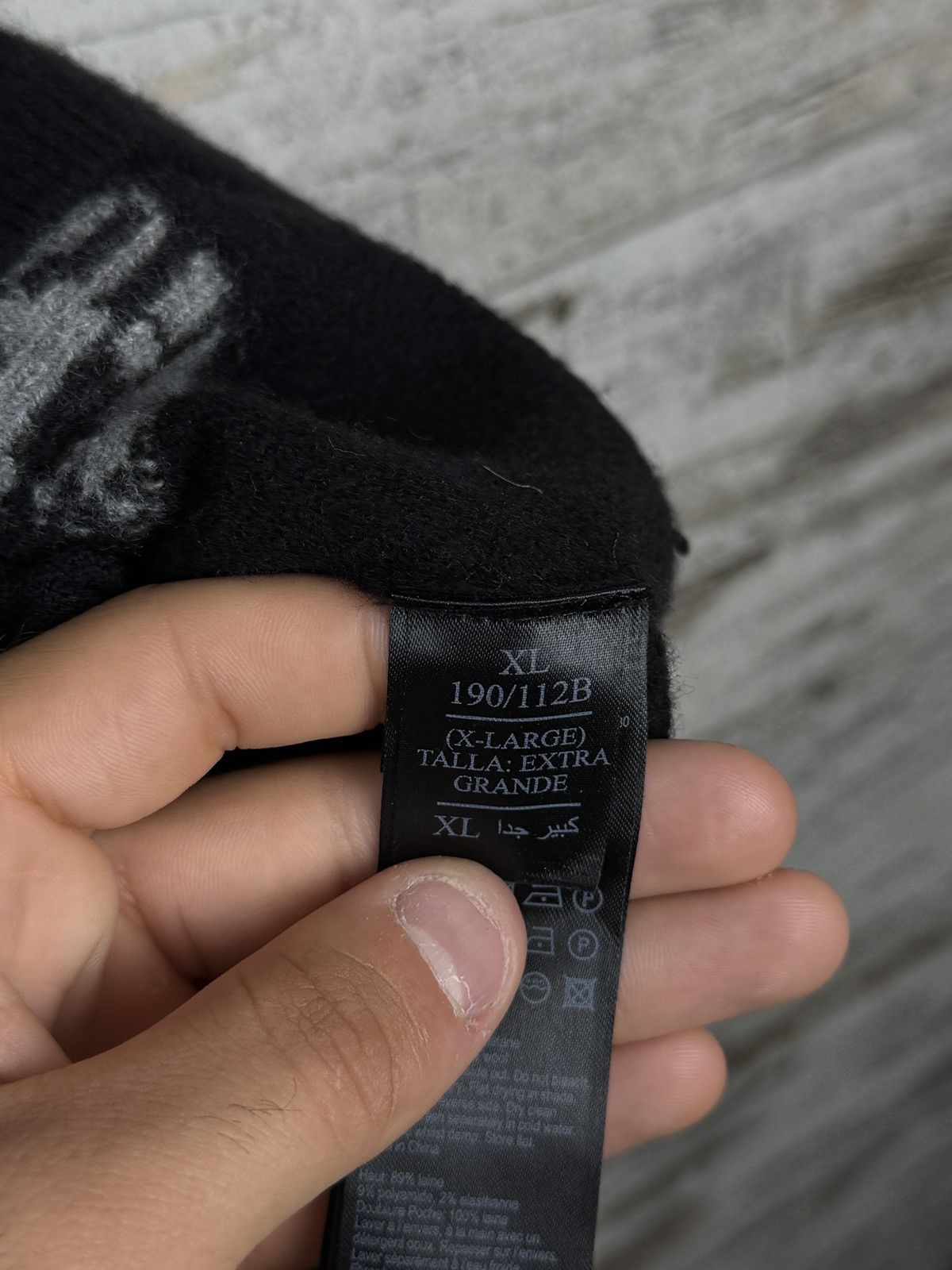 Allsaints × Japanese Brand Mens Vintage AllSaints frame hoody wool merino hoodie Size US XL / EU 56 / 4 - 9 Thumbnail