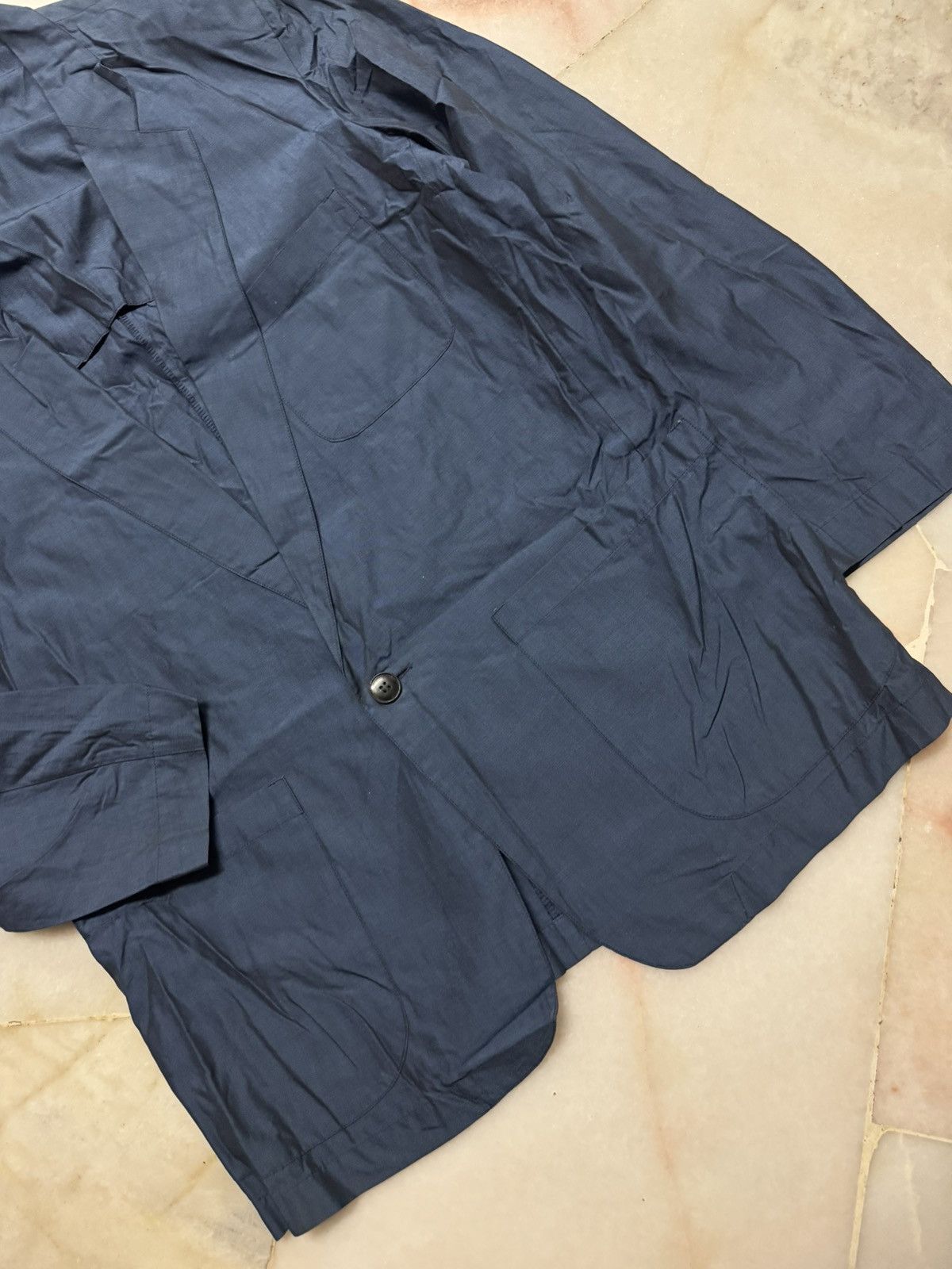 AGNES.B HOMME MADE IN FRANCE LIGHT LONG JACKET POCKET