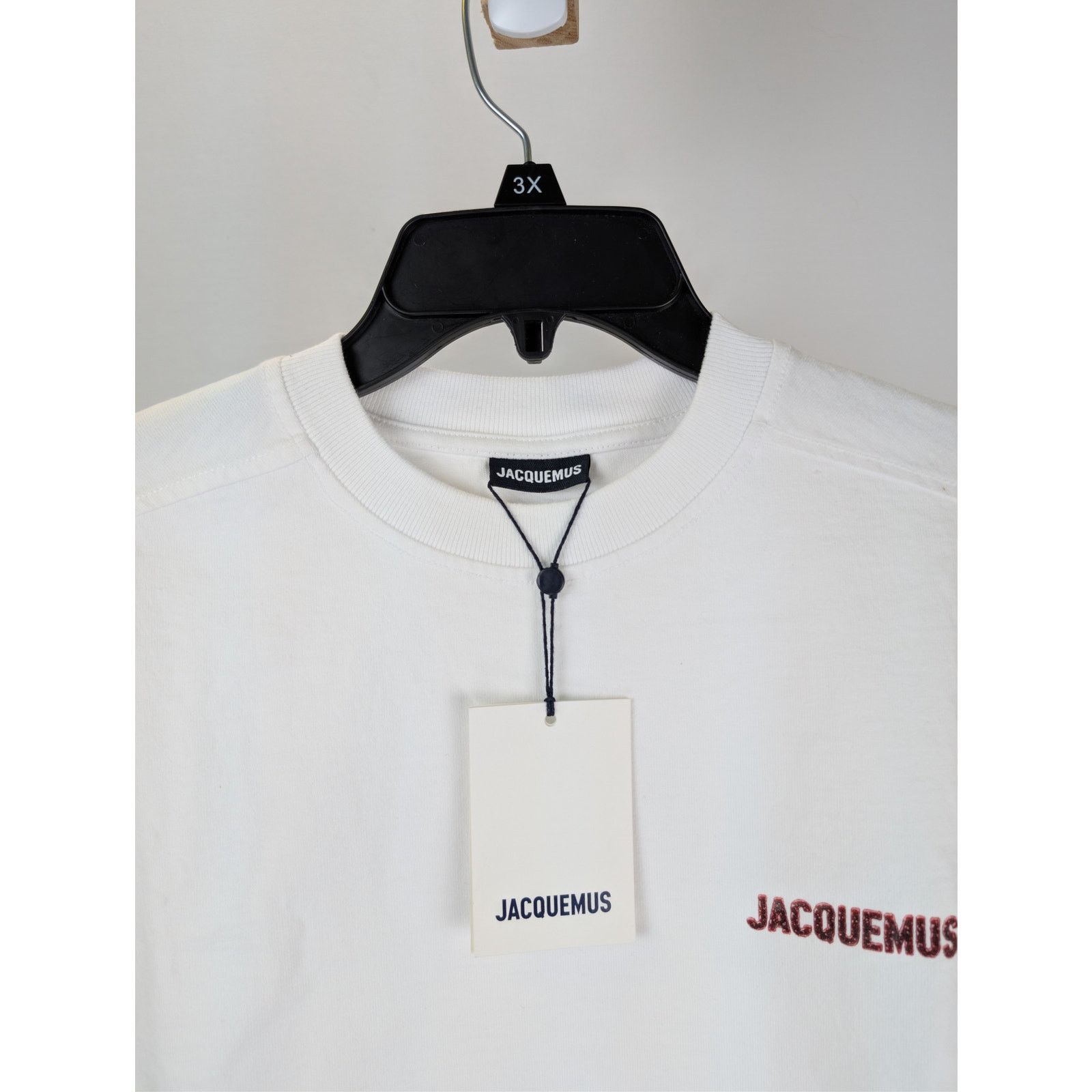 Jacquemus o1rshd1 LE T-Shirt Pavane ML / Jelly Print Shirt in White Size US XS / EU 42 / 0 - 8 Thumbnail