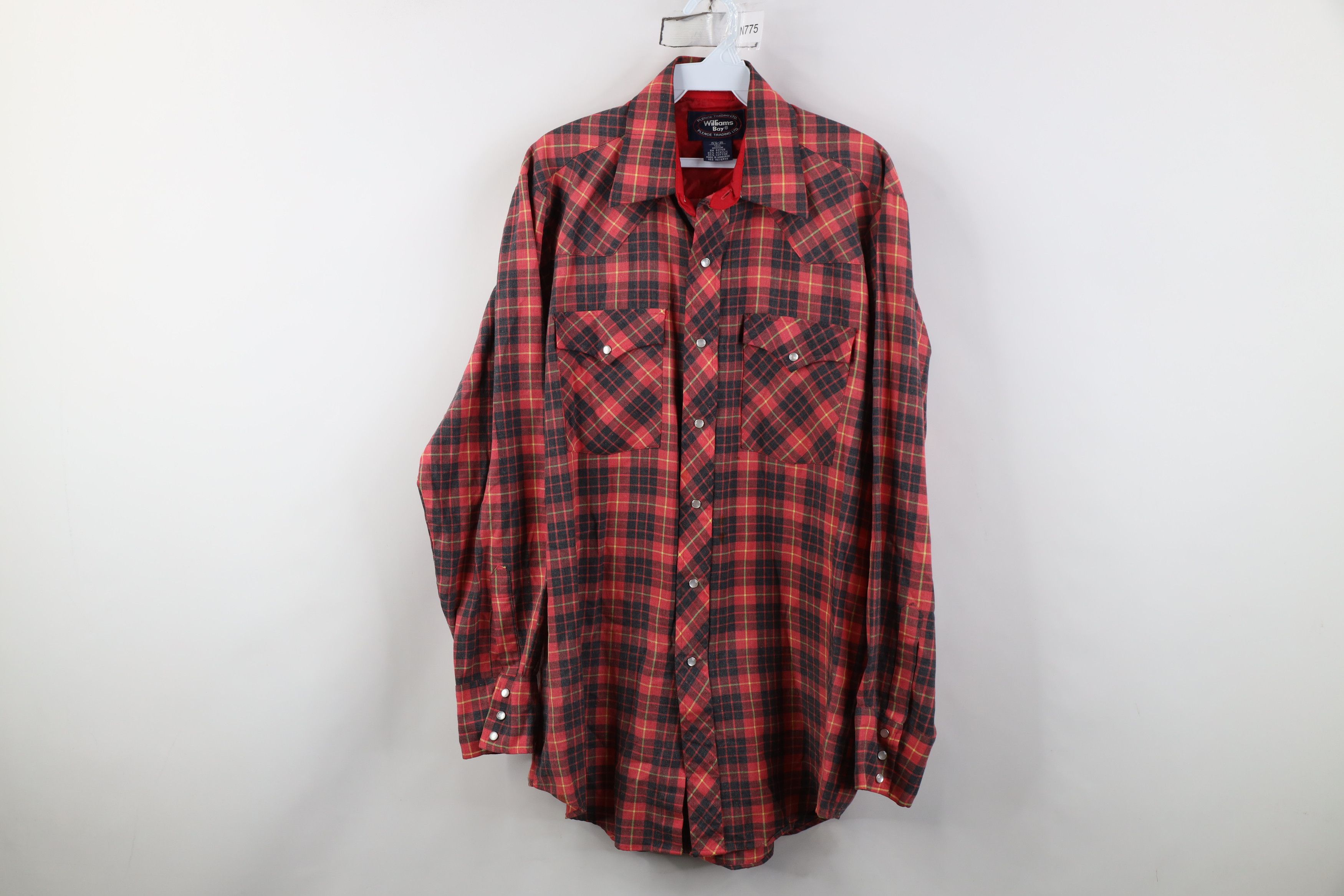 Vintage Vintage 70s Streetwear Western Snap Button Collared Shirt Size US M / EU 48-50 / 2 - 1 Thumbnail