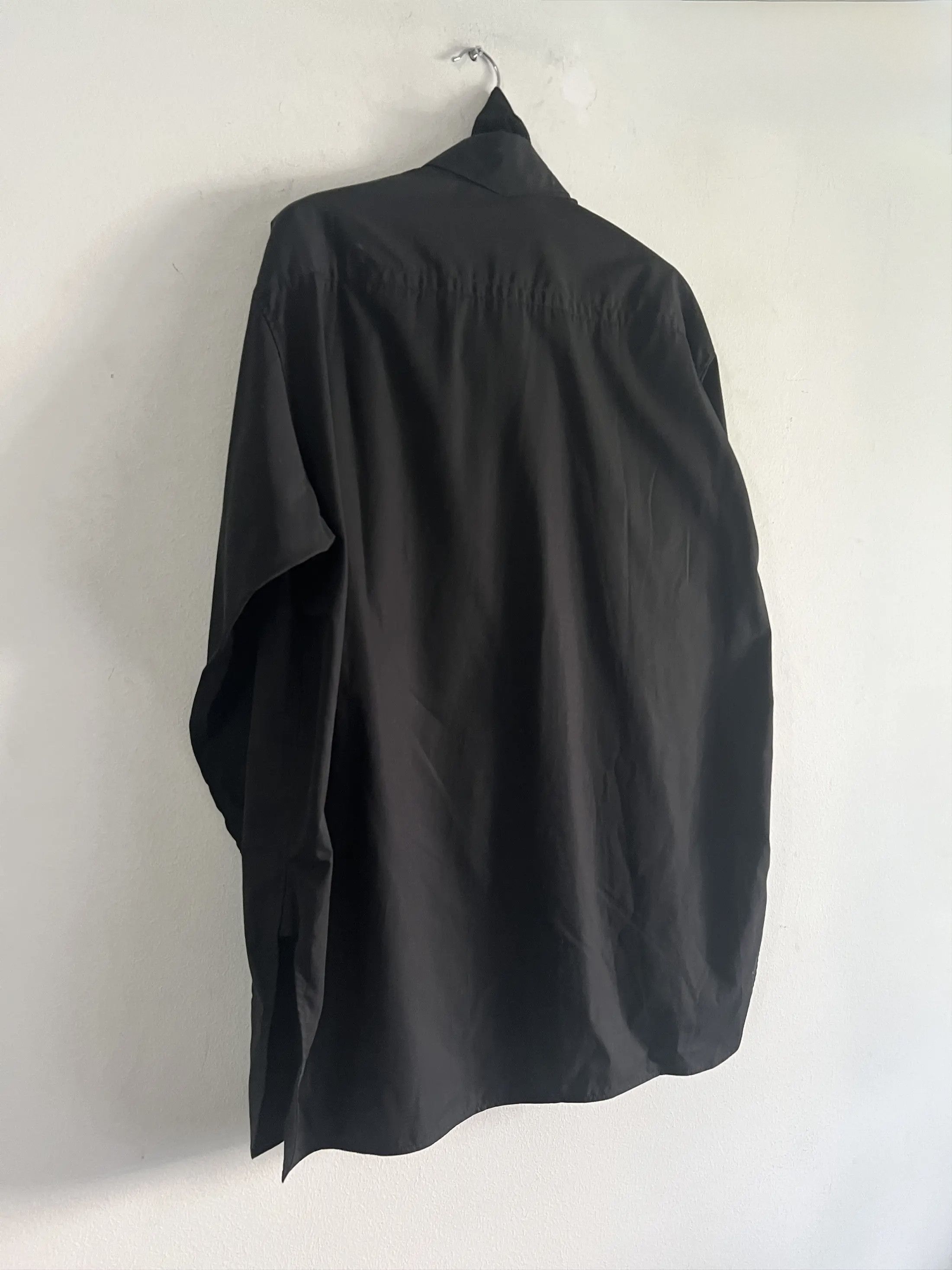Y's Black Double Layered Shirt Size US M / EU 48-50 / 2 - 11 Thumbnail