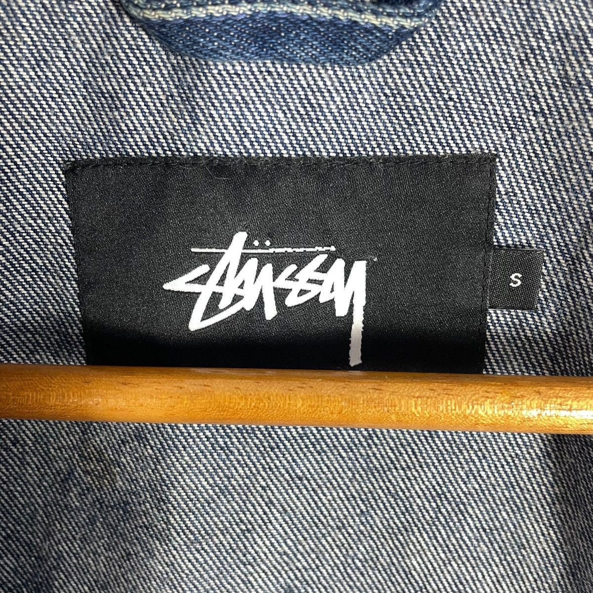 Stussy Vintage Stussy Hooded Distressed Style Denim Jacket Size US M / EU 48-50 / 2 - 11 Thumbnail