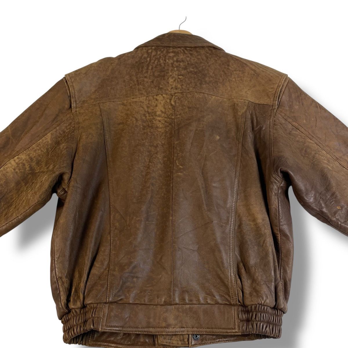 Issey Miyake VINTAGE BREAM NEW ZEALAND LAMB LEATHER JACKET Size US L / EU 52-54 / 3 - 14 Thumbnail