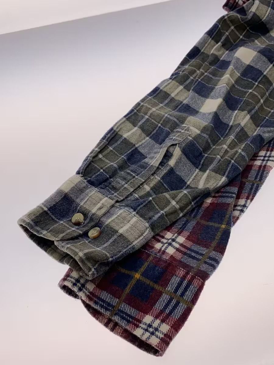 Needles Reconstructed Rebuild Flannel Button Shirt Size US L / EU 52-54 / 3 - 3 Thumbnail