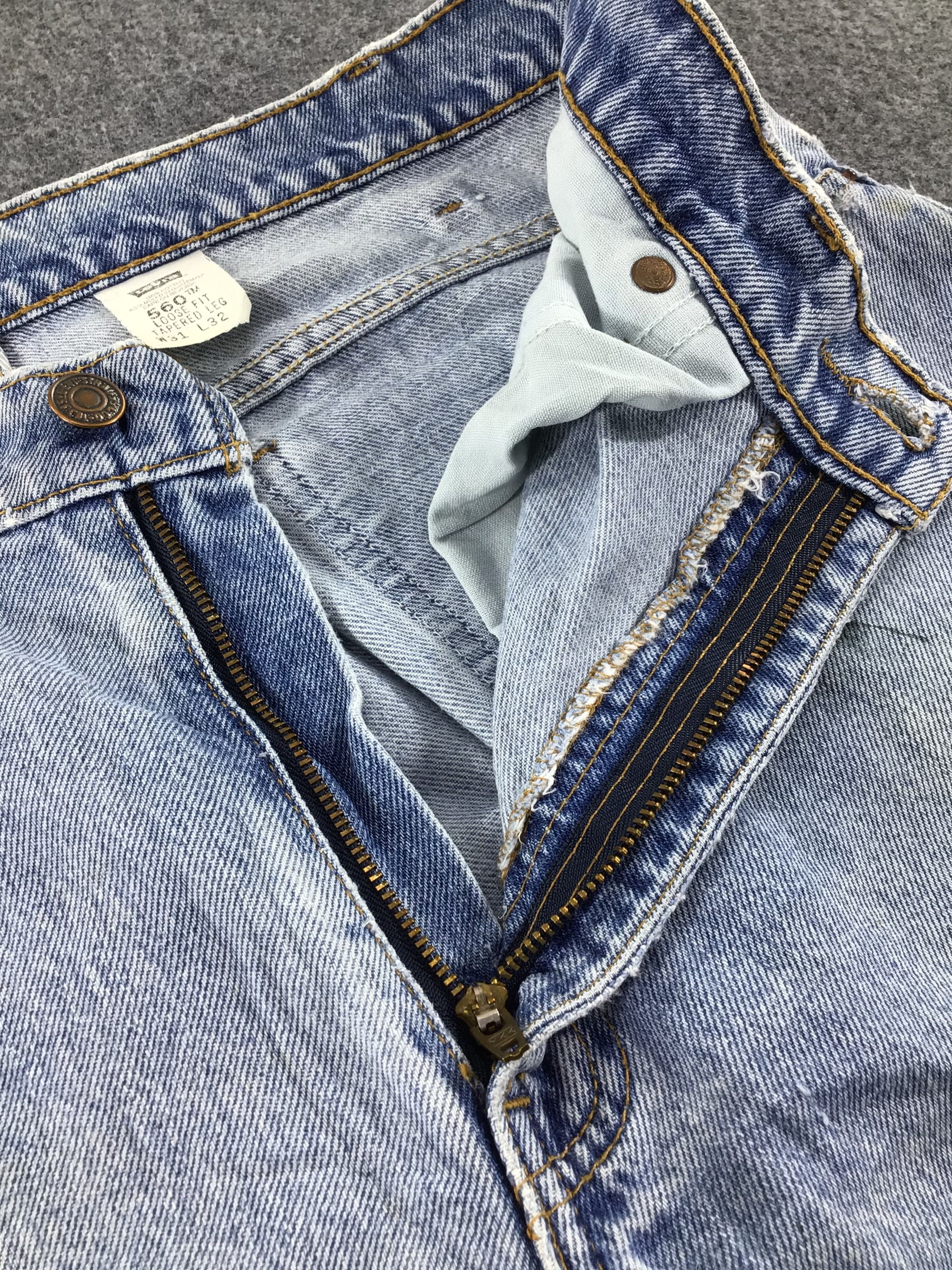Levi's Vintage Levis 560 Jeans Orange Tab Denim KJ080 Size US 30 / EU 46 - 8 Thumbnail