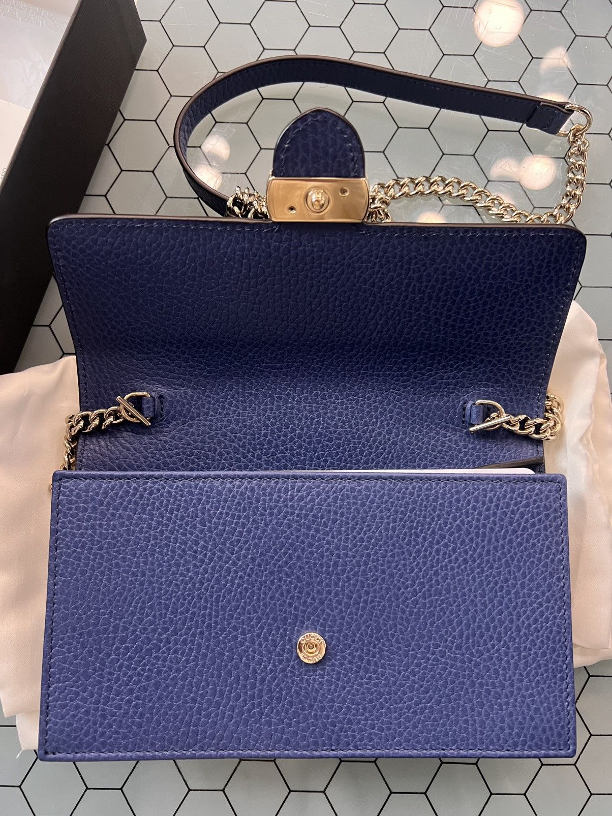 Gucci Gucci gg interlocked crossbody wallet on chain Size ONE SIZE - 3 Thumbnail