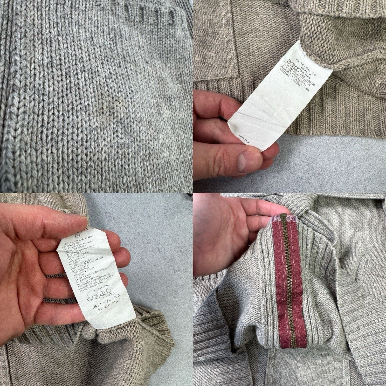 Weekend Max Mara Weekend Max Mara Women Cardigan Beige Zip Size L Size L / US 10 / IT 46 - 23 Thumbnail