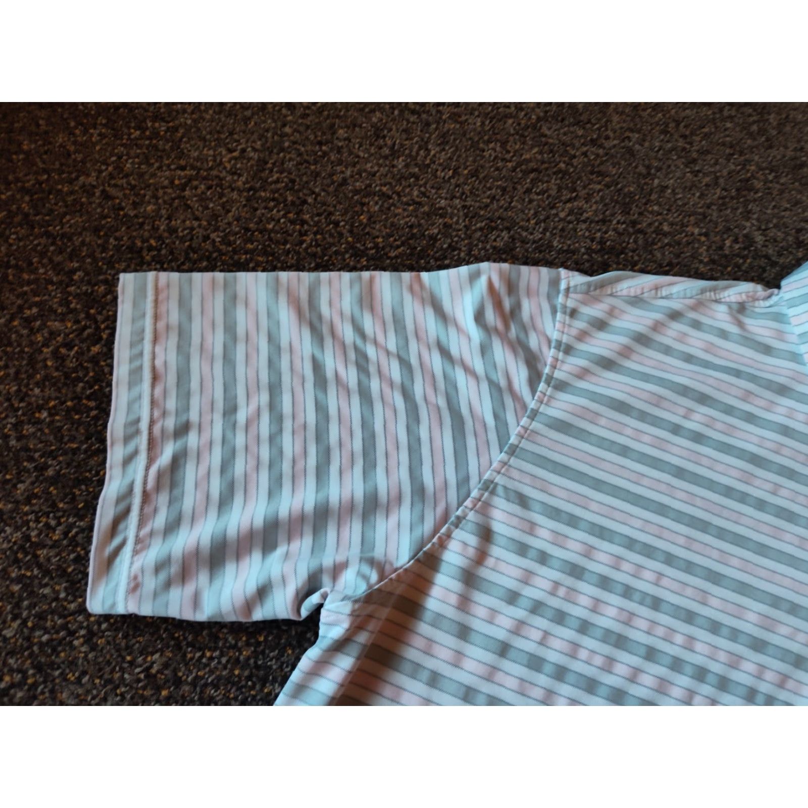 Footjoy VINTAGE FootJoy Polo Shirt Men's 2XL Golf Shirt Short Sleeve Collared Preppy Athletic Gray Pink Size US XXL / EU 58 / 5 - 4 Thumbnail