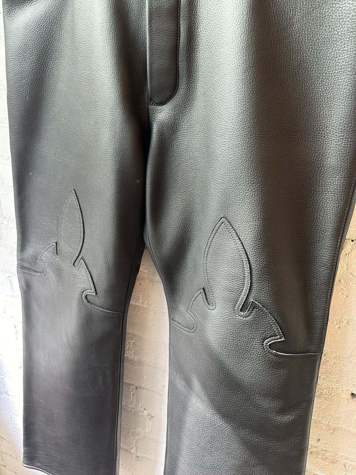 Chrome Hearts CHROME HEARTS FULL LEATHER FLUR KNEES XXL Size US 40 / EU 56 - 3 Thumbnail